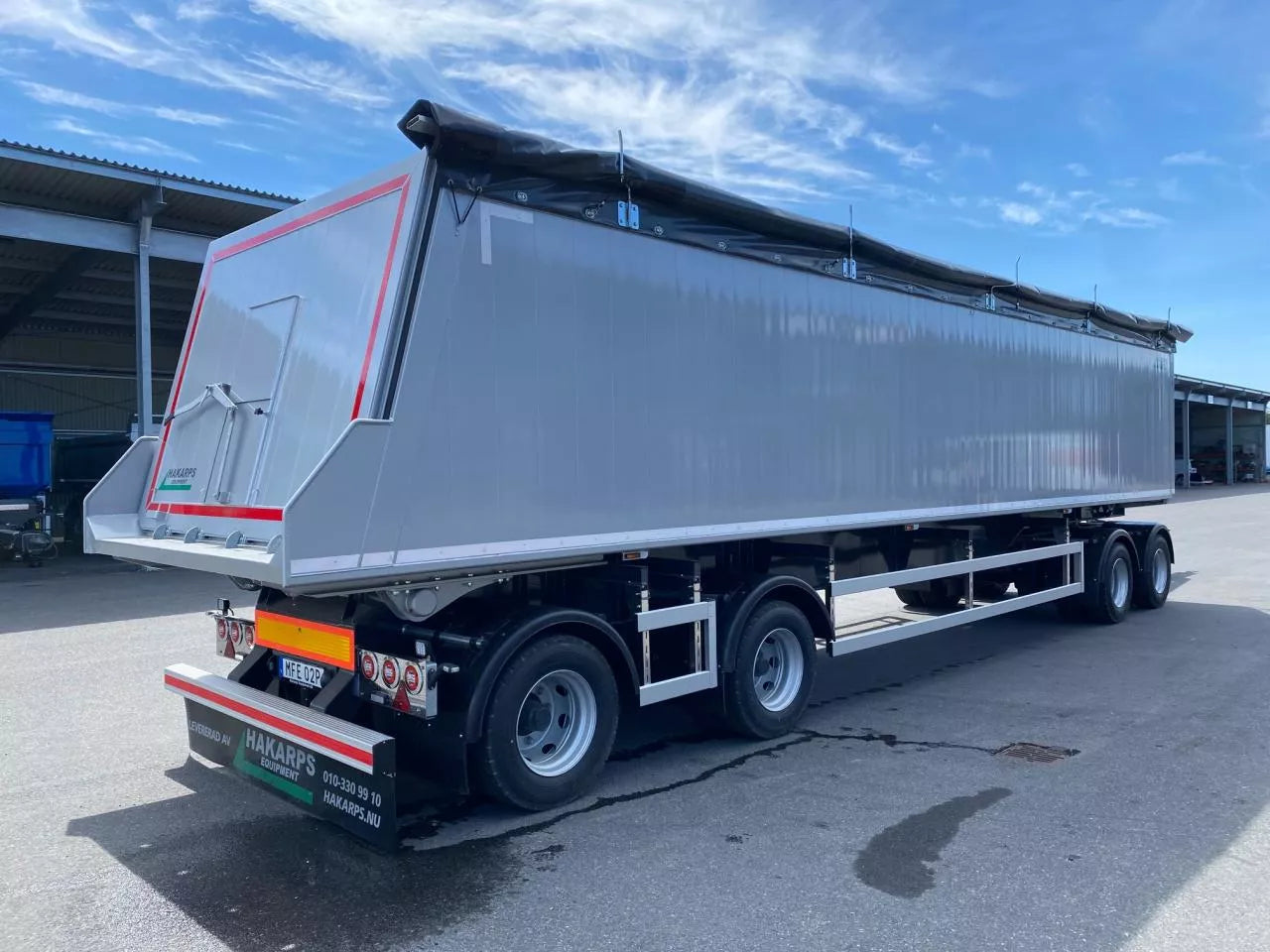 4 axlad 38 tons aluminium vagn 45m3