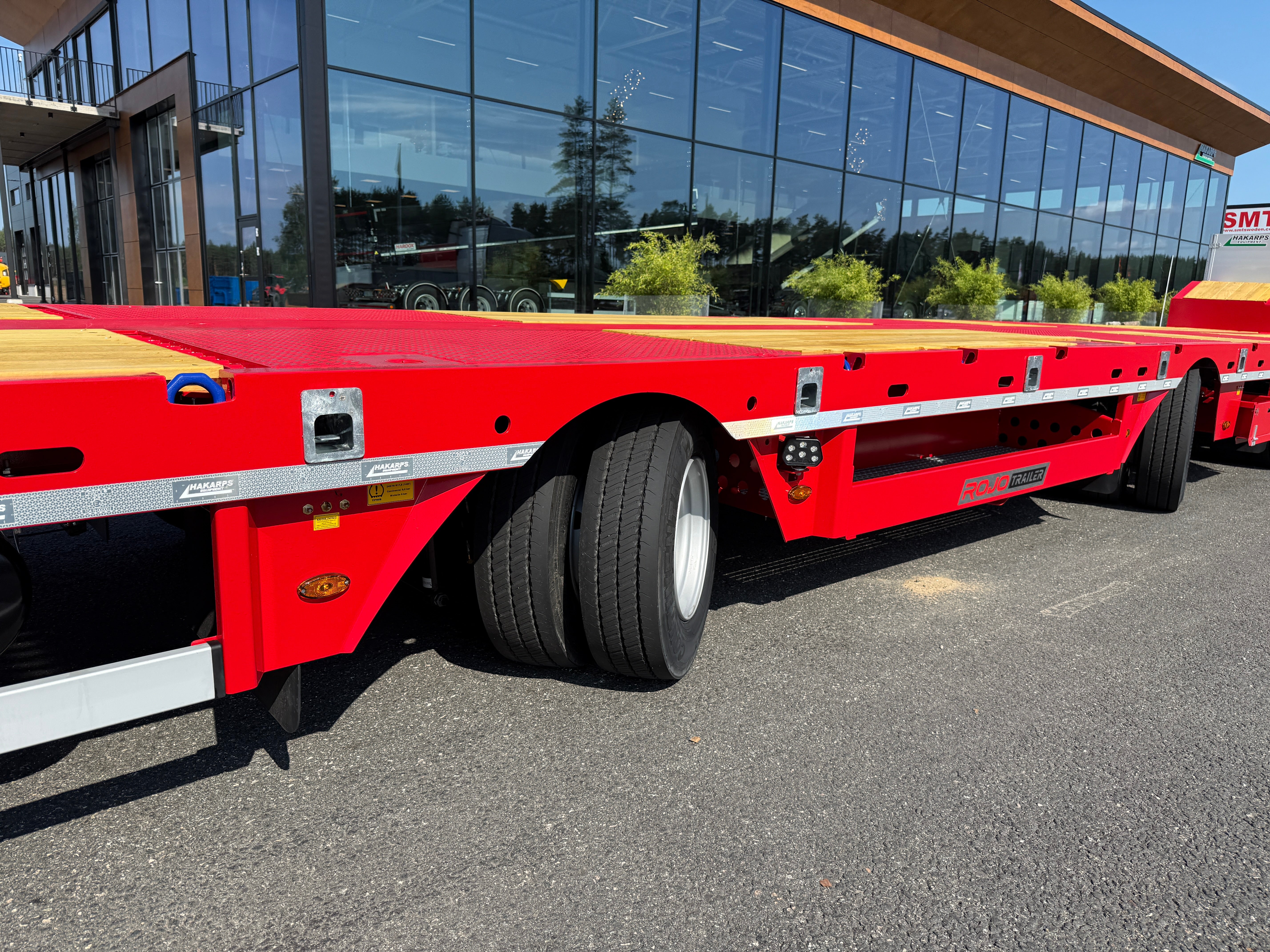 4 axlad ROJO 18,5m jumbotrailer 38 tons skattevikt