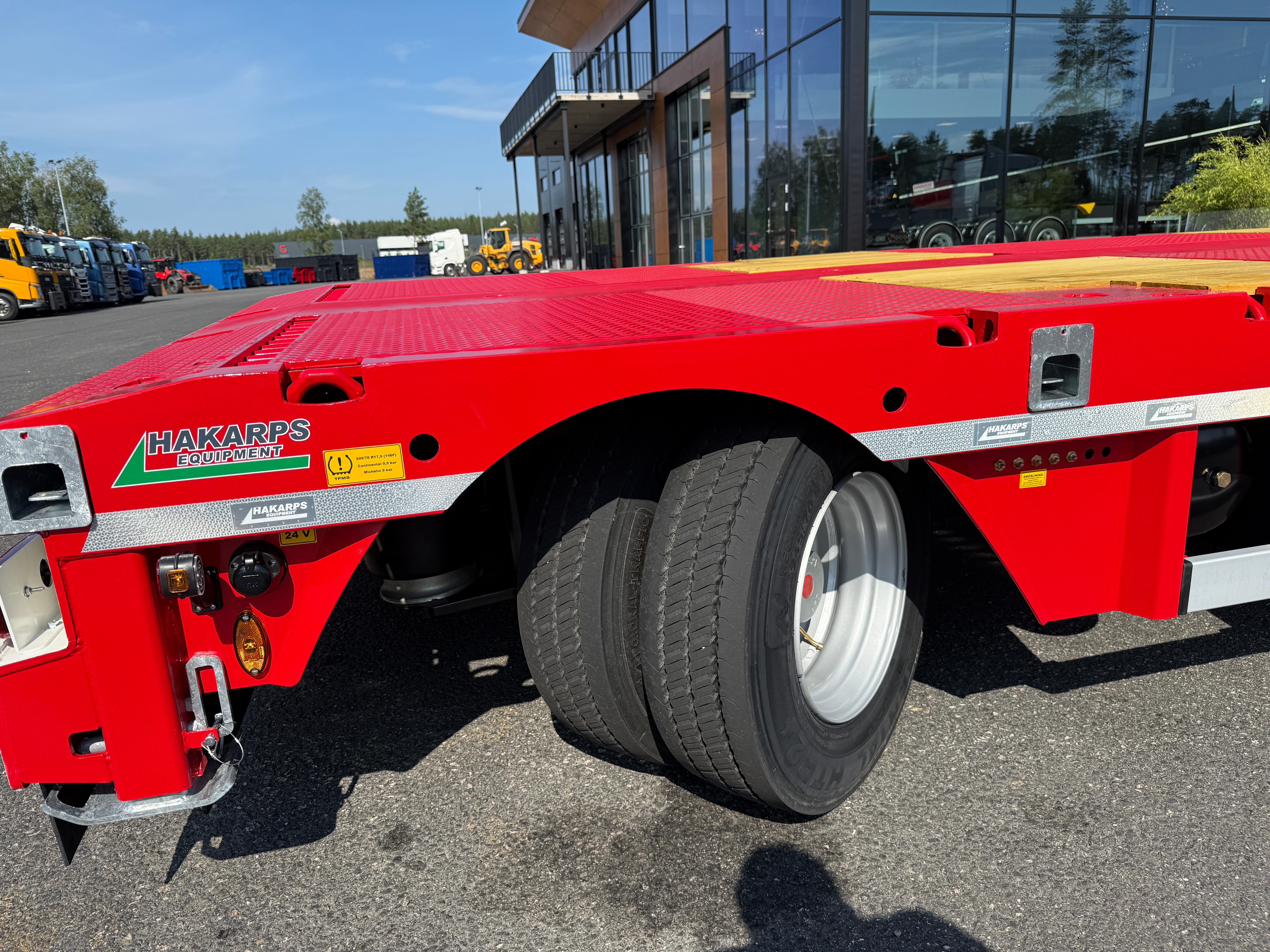 4 axlad ROJO 18,5m jumbotrailer 38 tons skattevikt