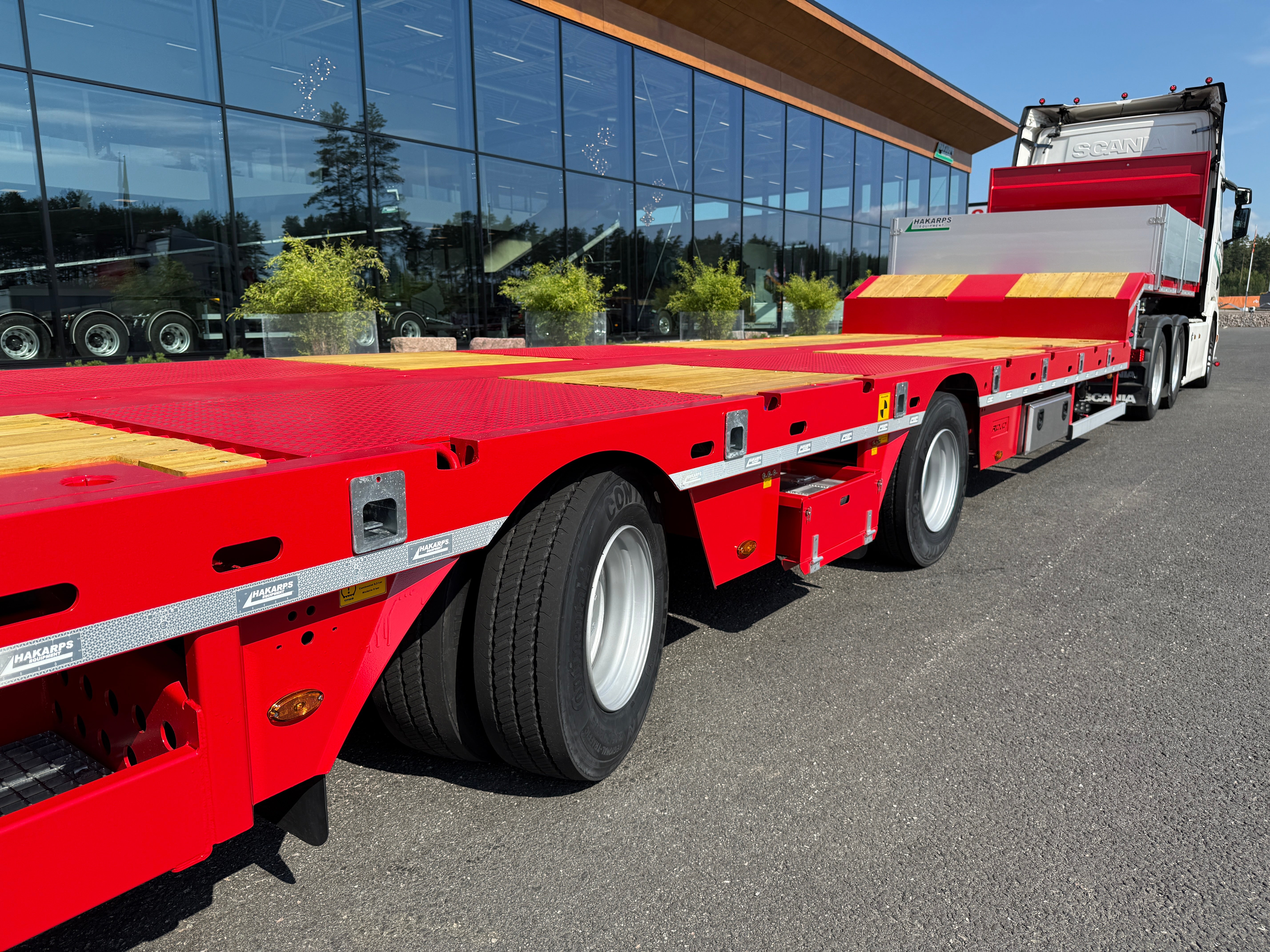 4 axlad ROJO 18,5m jumbotrailer 38 tons skattevikt