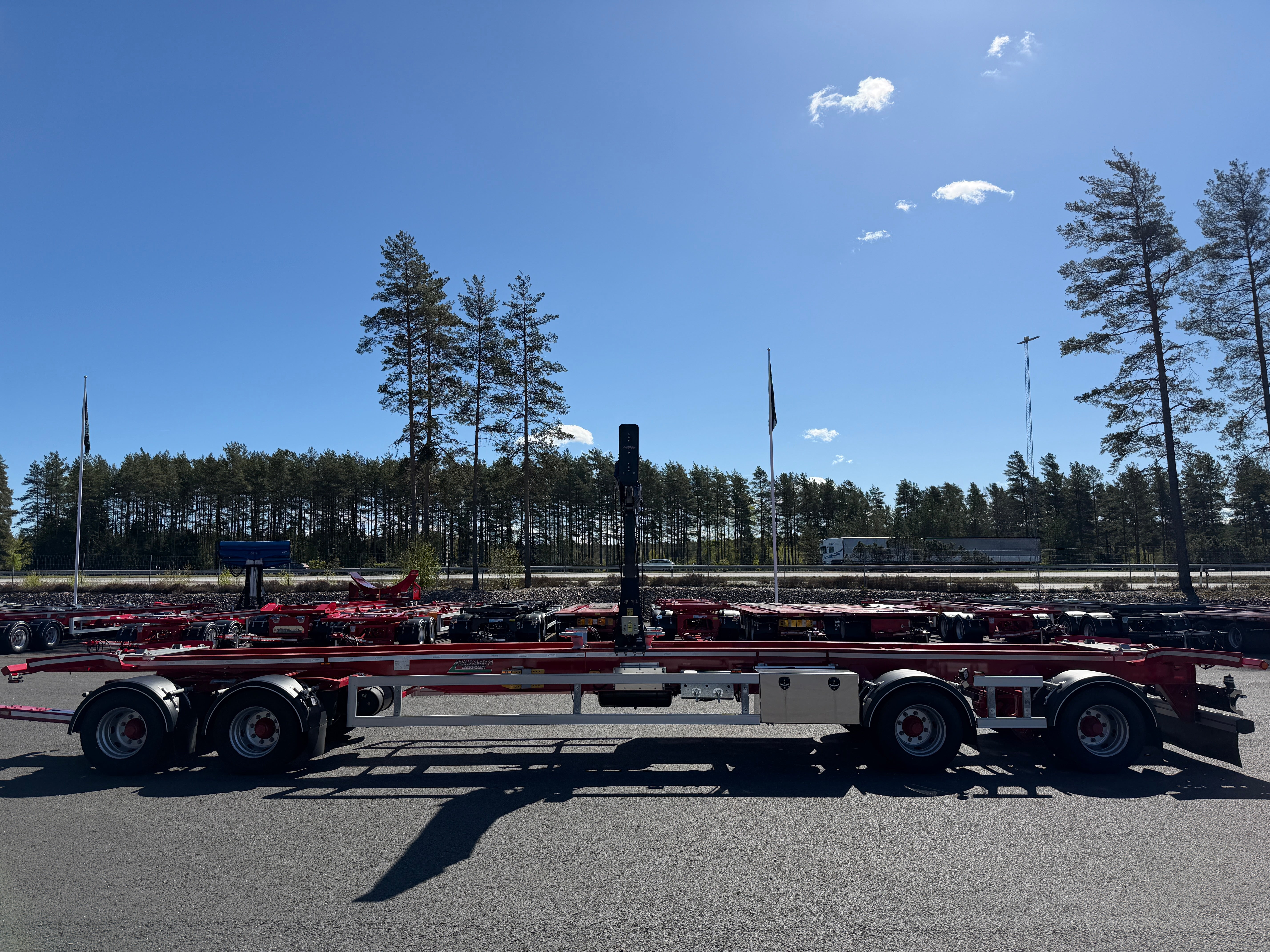 4 axlad 38 tons lastväxlarvagn med HyCover