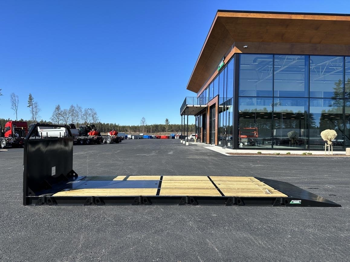 Maskinflak med fast ramp