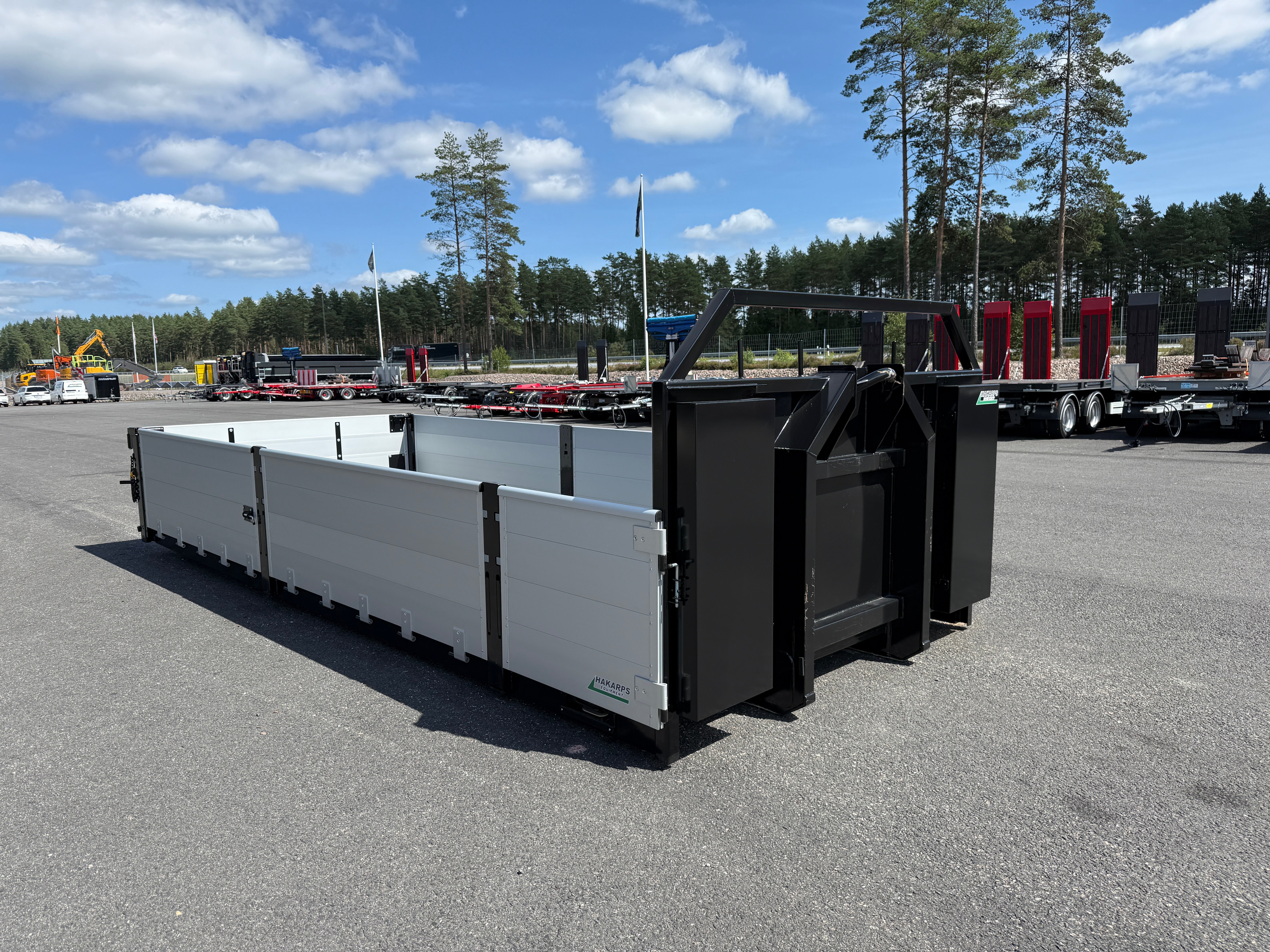 Lastväxlarflak med alulämmar grusförstärkt 6.000mm