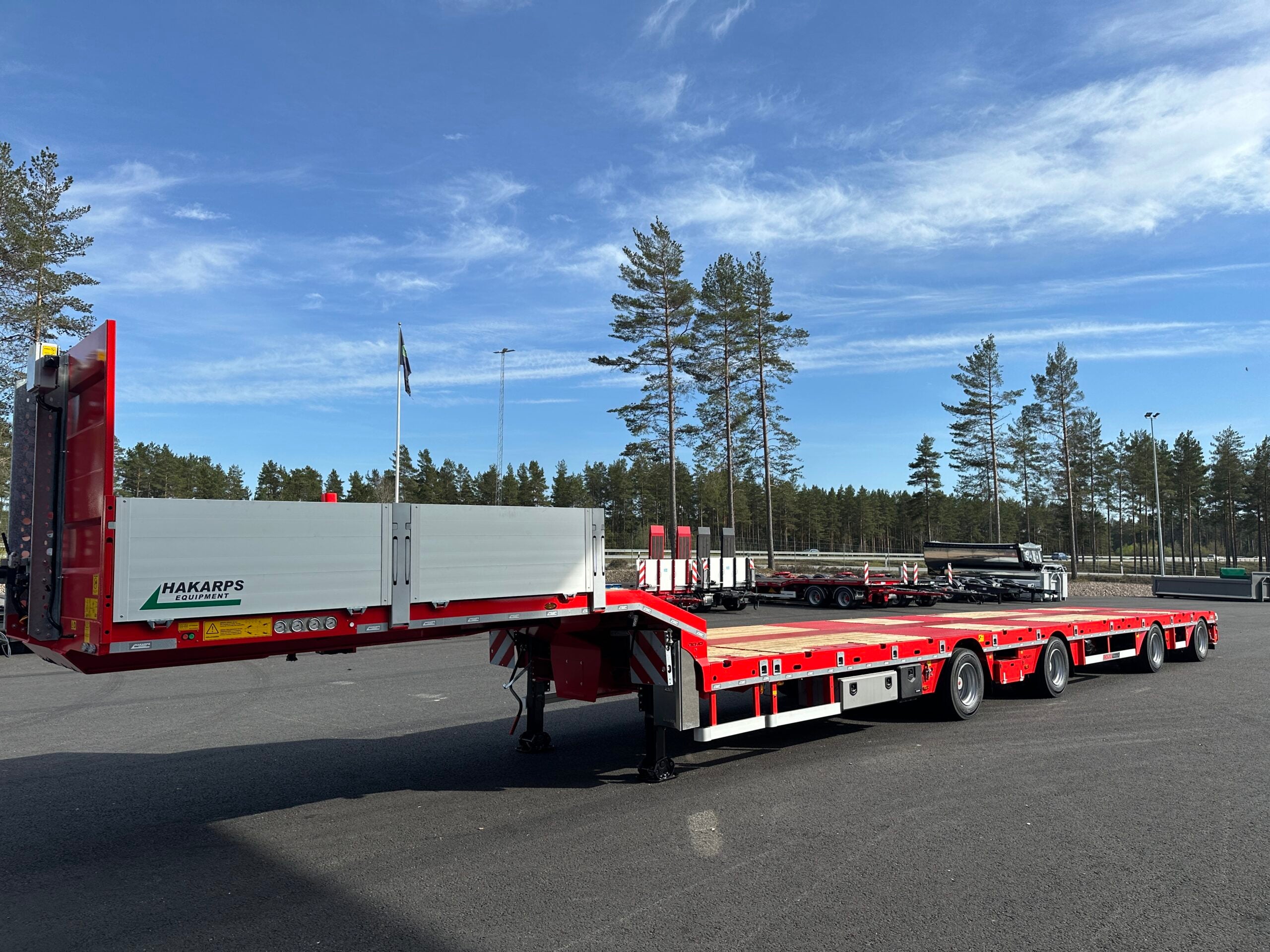 4 axlad ROJO 18,5m jumbotrailer 9m trombon 38 tons skattevikt