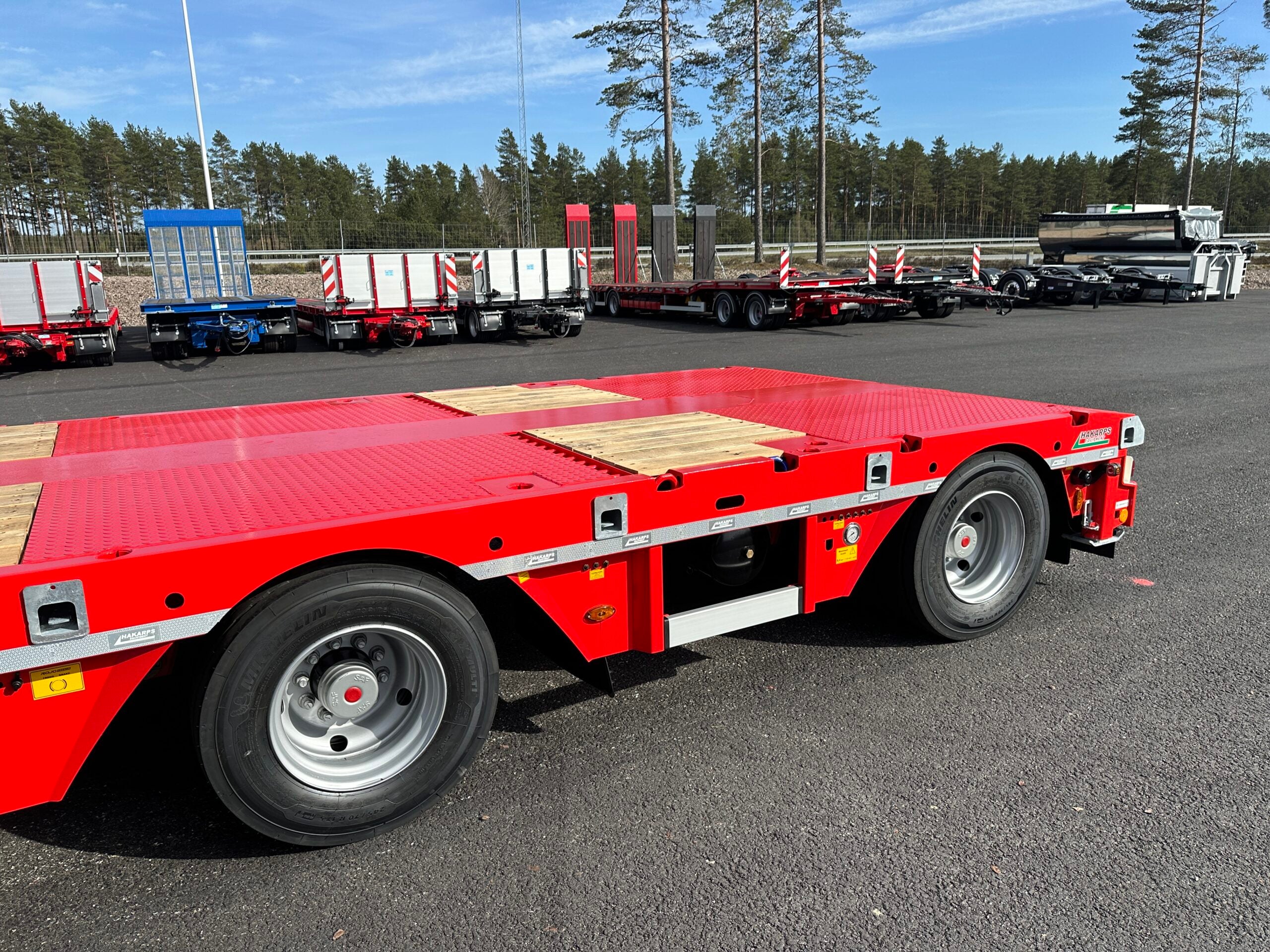 4 axlad ROJO 18,5m jumbotrailer 9m trombon 38 tons skattevikt