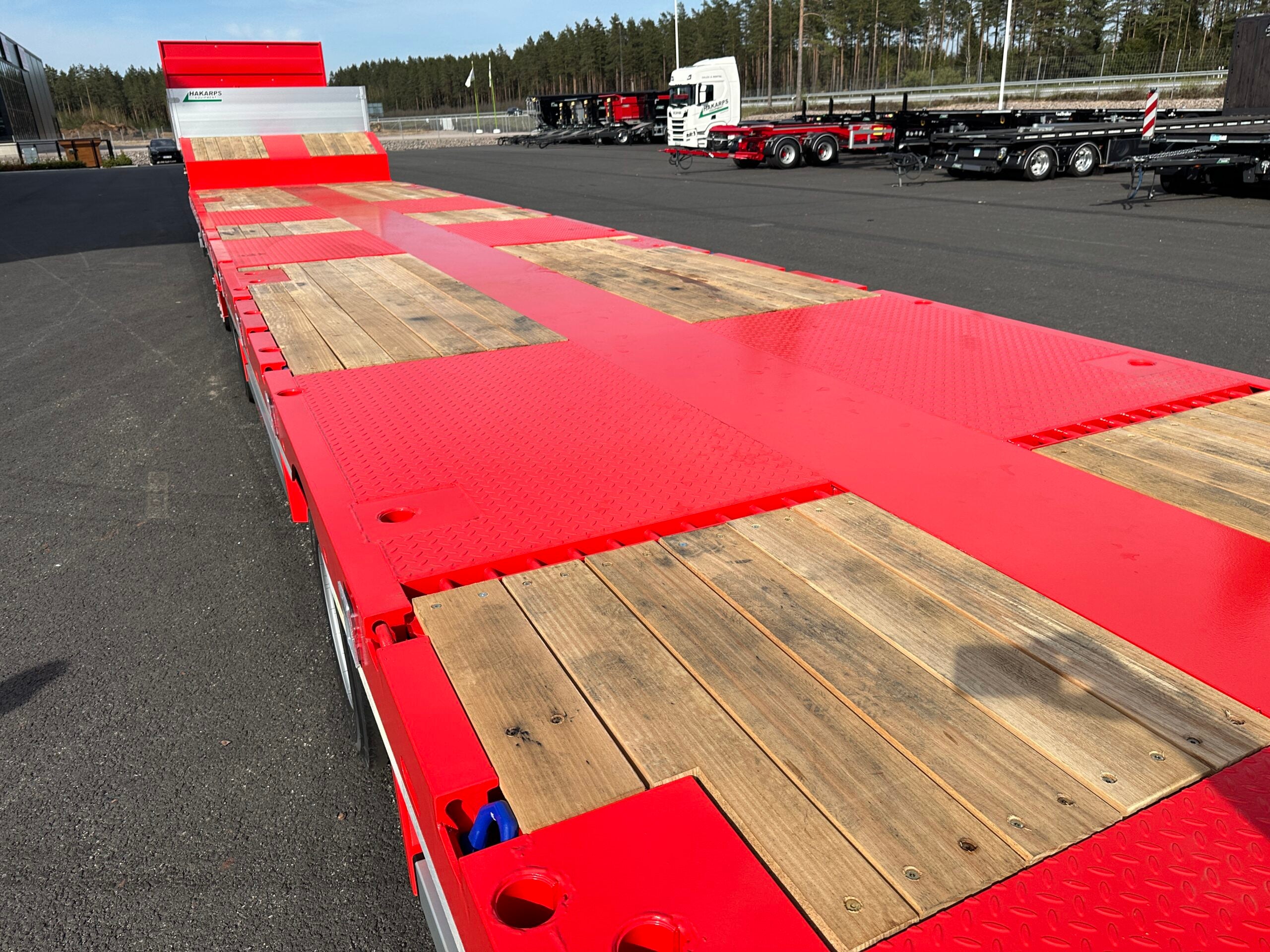 4 axlad ROJO 18,5m jumbotrailer 9m trombon 38 tons skattevikt