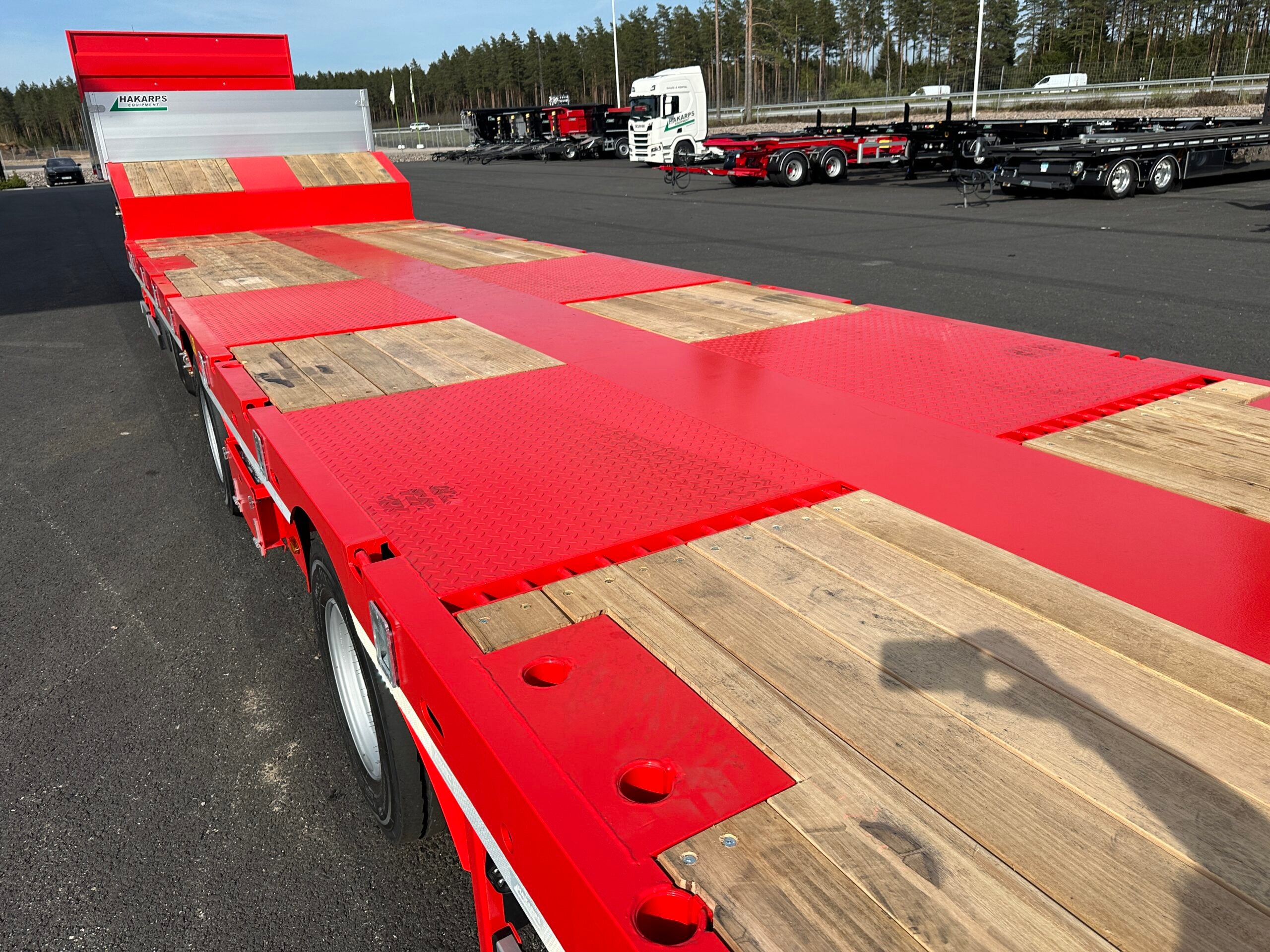 4 axlad ROJO 18,5m jumbotrailer 9m trombon 38 tons skattevikt