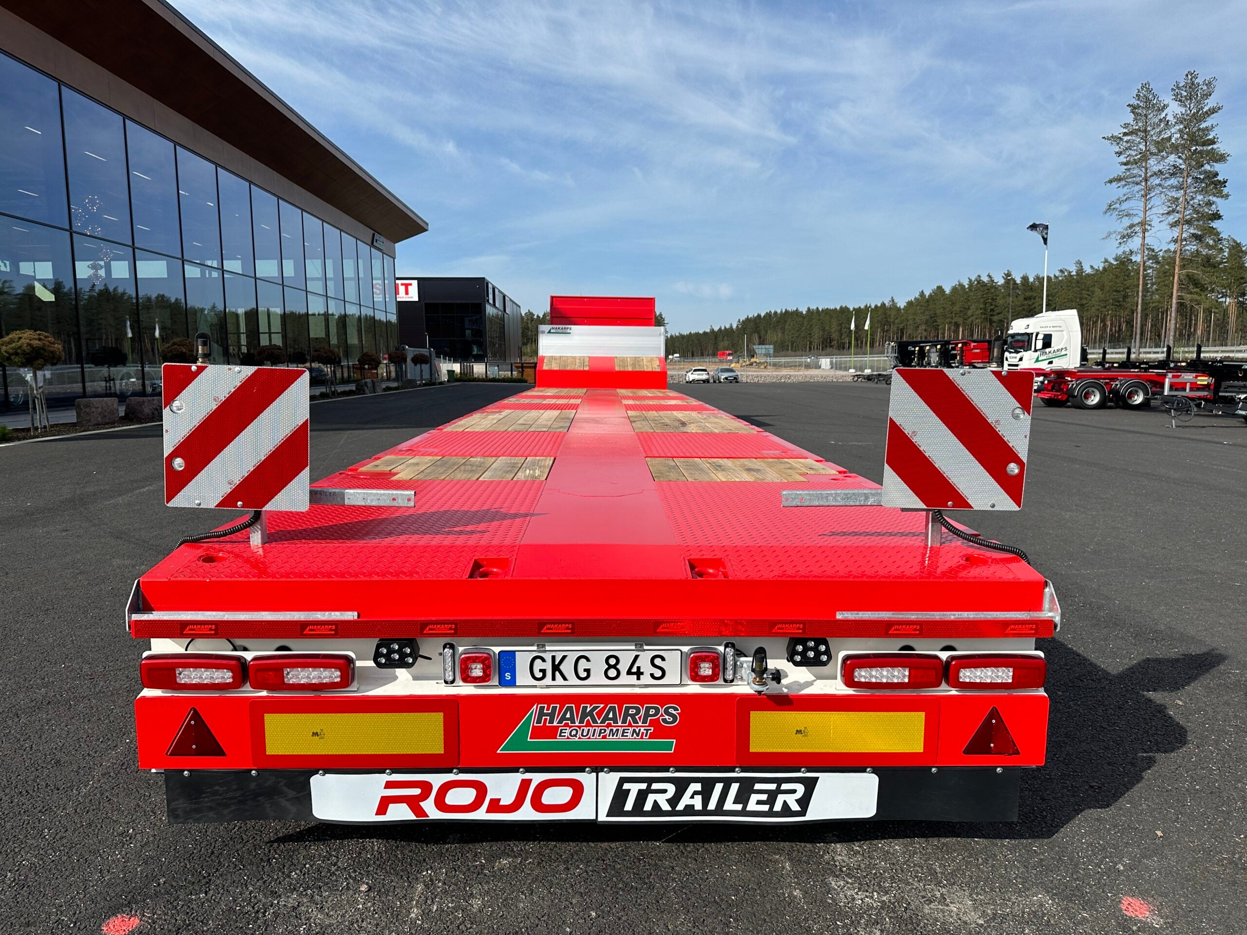 4 axlad ROJO 18,5m jumbotrailer 9m trombon 38 tons skattevikt