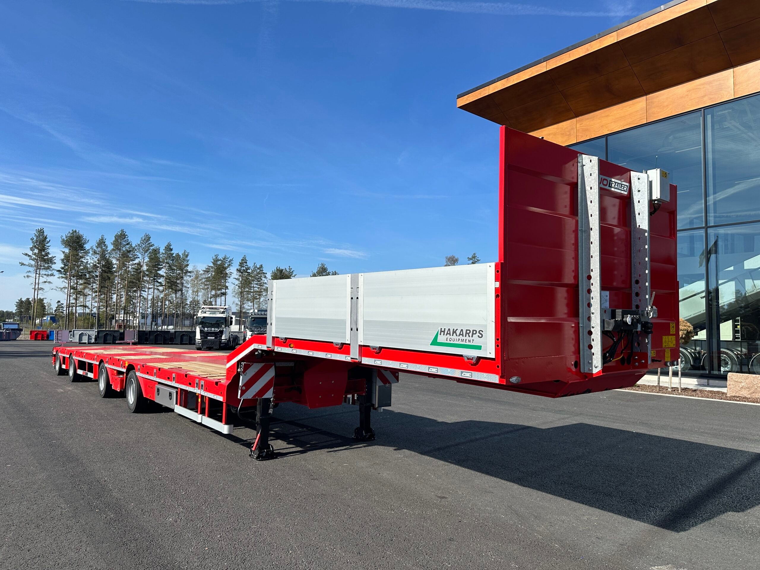 4 axlad ROJO 18,5m jumbotrailer 9m trombon 38 tons skattevikt