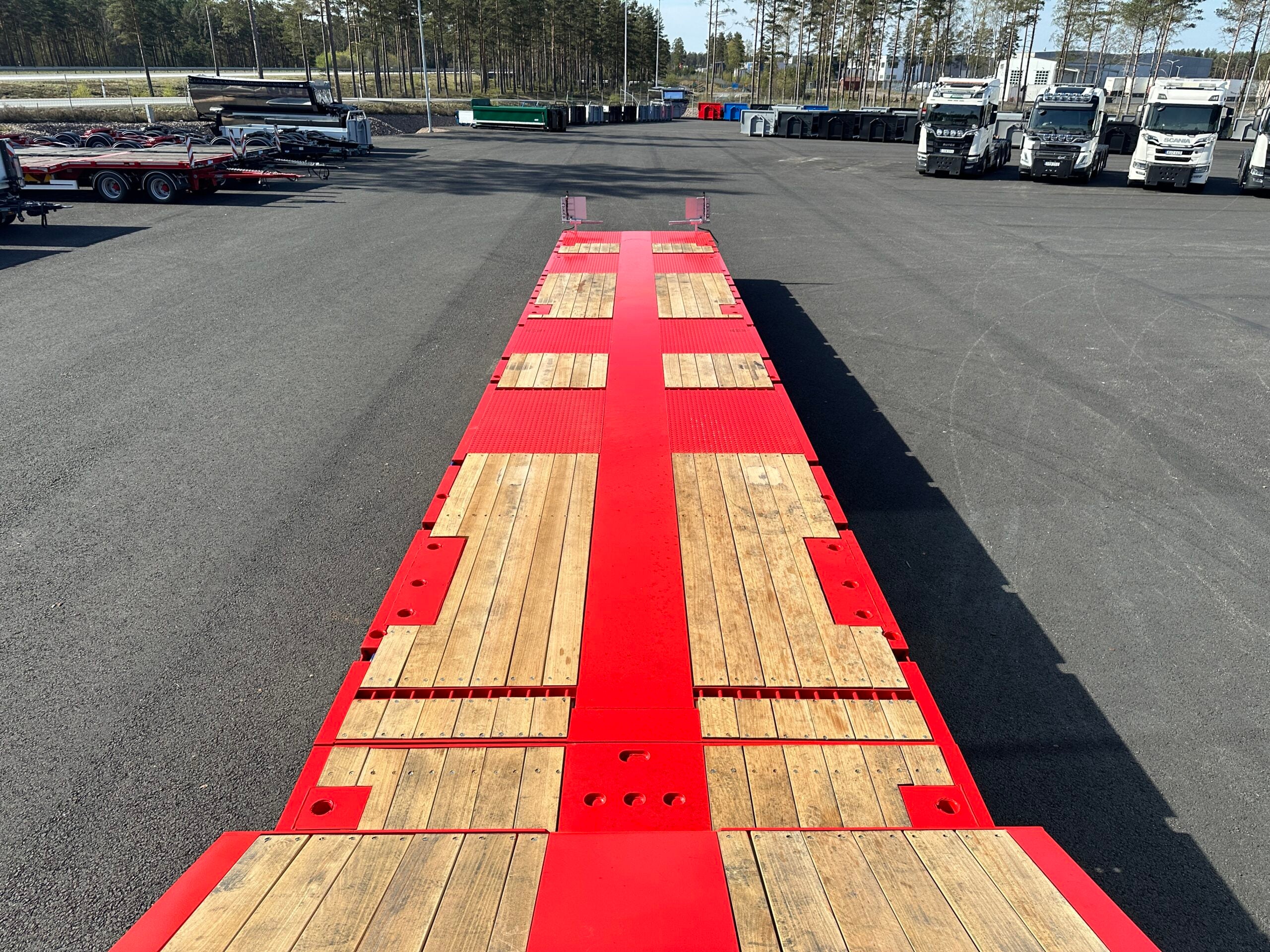 4 axlad ROJO 18,5m jumbotrailer 9m trombon 38 tons skattevikt