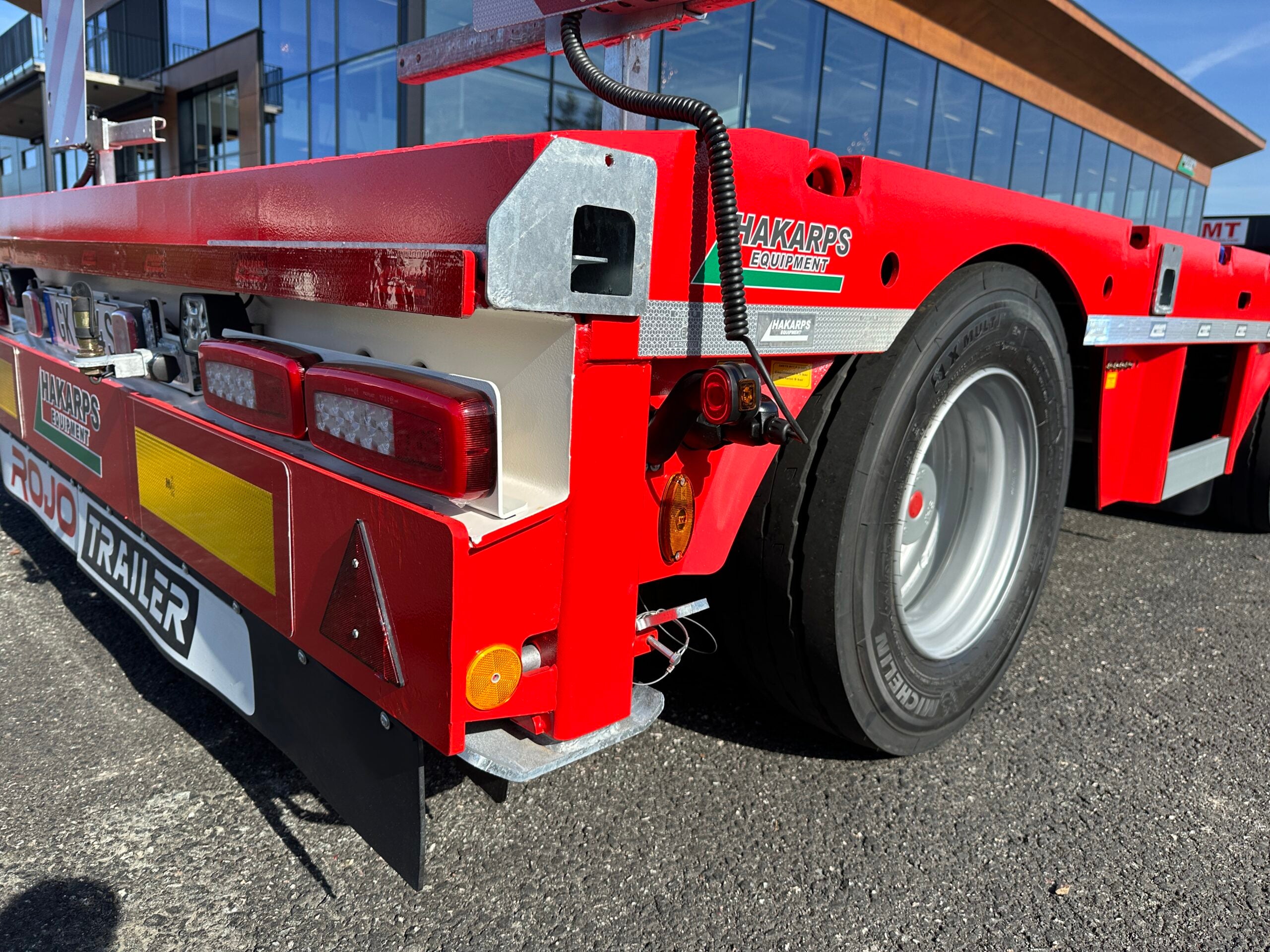 4 axlad ROJO 18,5m jumbotrailer 9m trombon 38 tons skattevikt