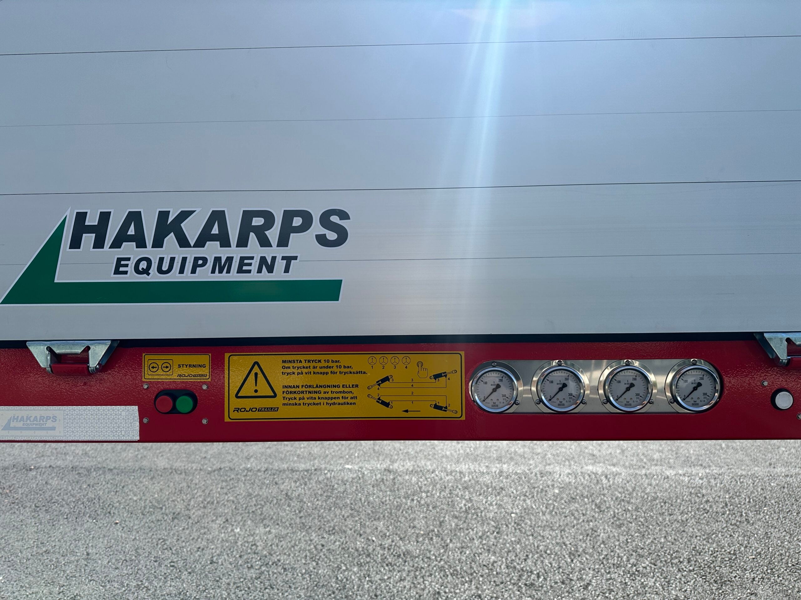 4 axlad ROJO 18,5m jumbotrailer 9m trombon 38 tons skattevikt