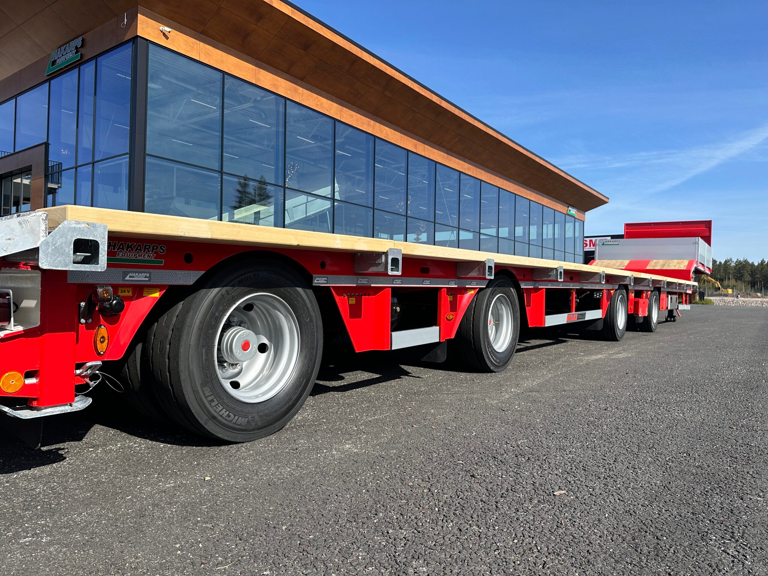4 axlad ROJO 18,5m jumbotrailer 9m trombon 38 tons skattevikt