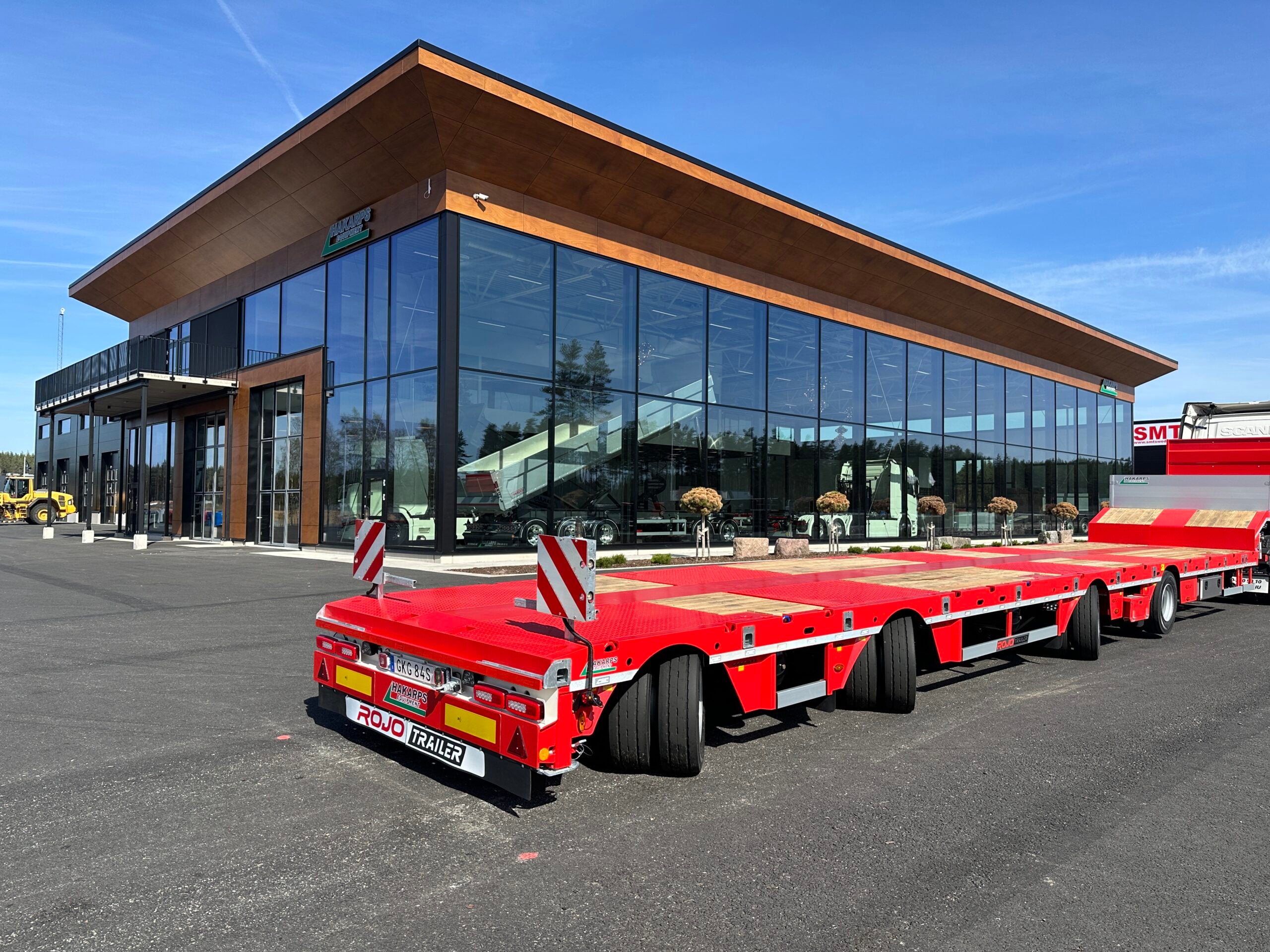 4 axlad ROJO 18,5m jumbotrailer 9m trombon 38 tons skattevikt