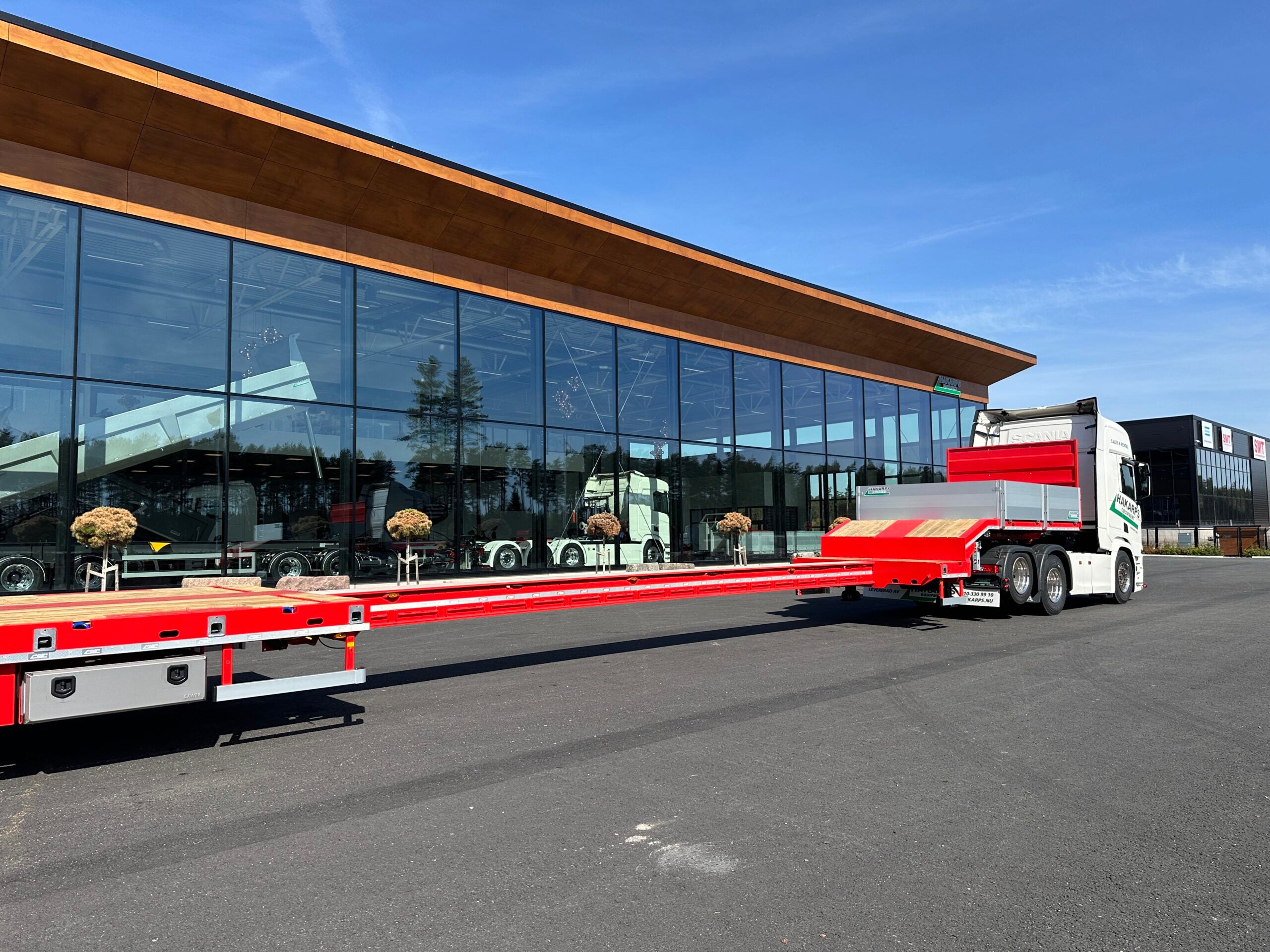4 axlad ROJO 18,5m jumbotrailer 9m trombon 38 tons skattevikt