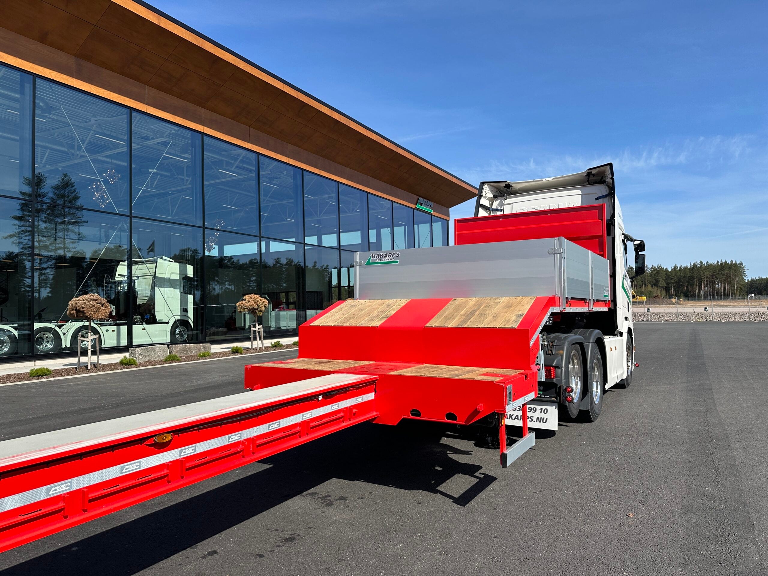 4 axlad ROJO 18,5m jumbotrailer 9m trombon 38 tons skattevikt