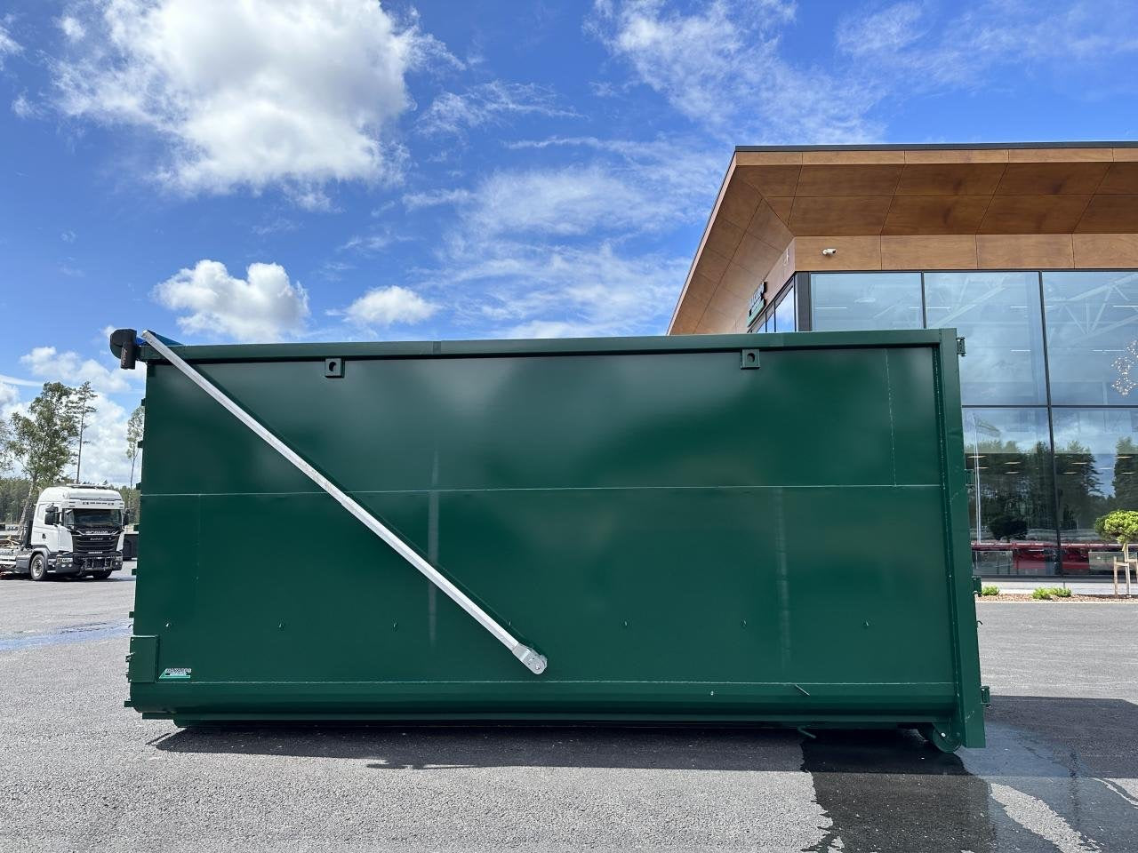 Hakarps - 45m3 fliscontainer HyCover