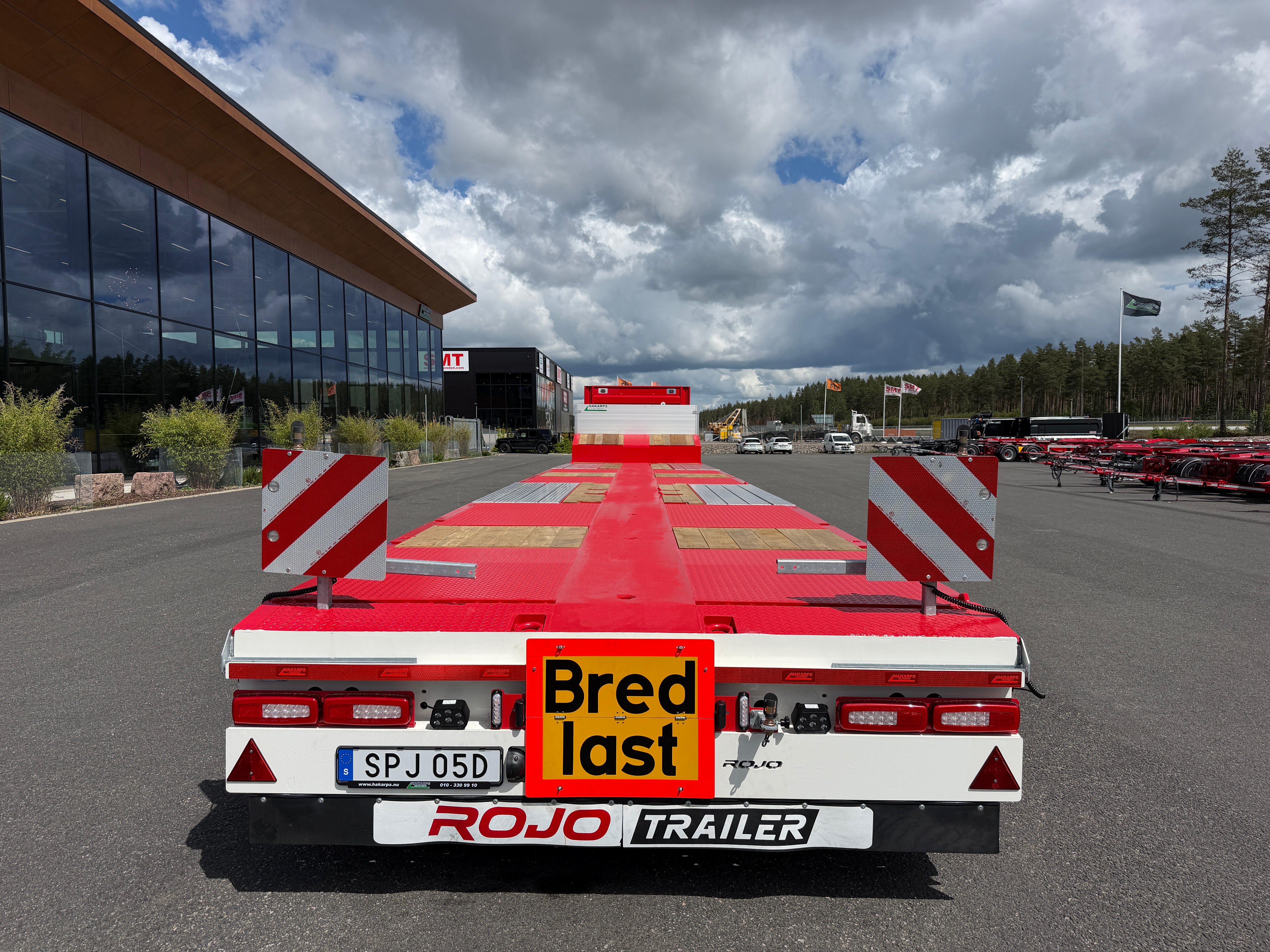 4 axlad ROJO 18,5m jumbotrailer med hjulfickor 38 tons skattevikt
