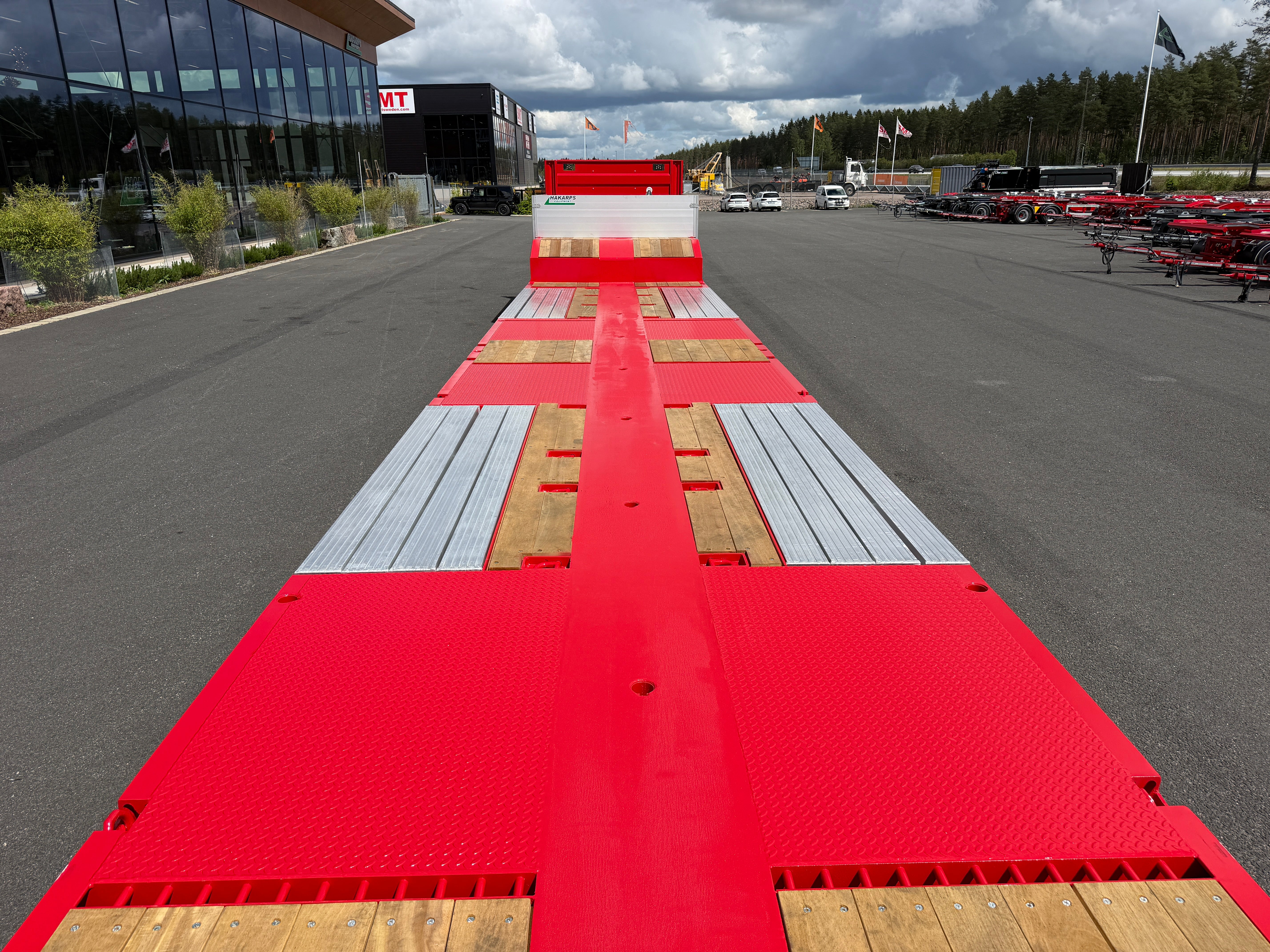 4 axlad ROJO 18,5m jumbotrailer med hjulfickor 38 tons skattevikt