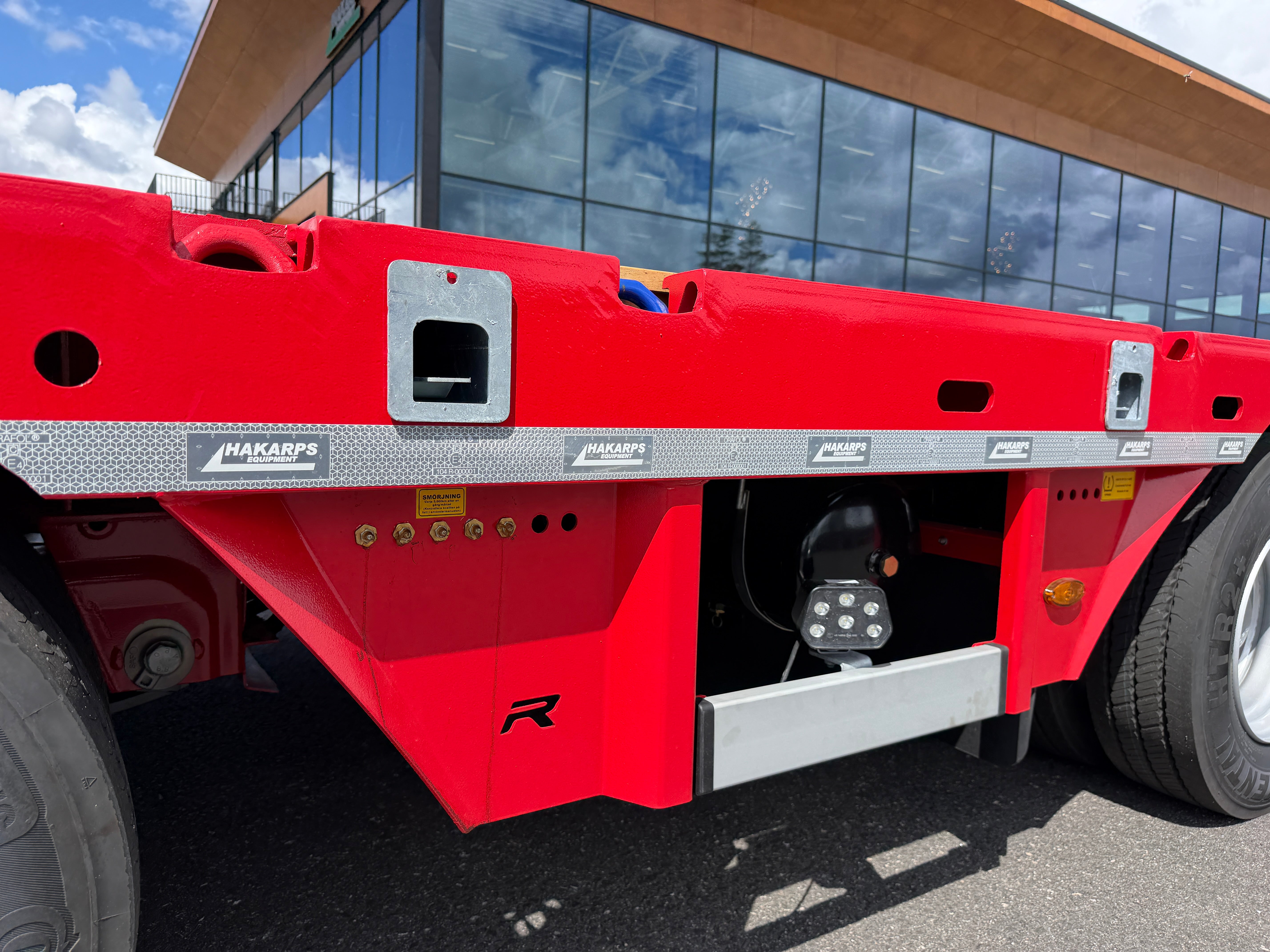 4 axlad ROJO 18,5m jumbotrailer med hjulfickor 38 tons skattevikt