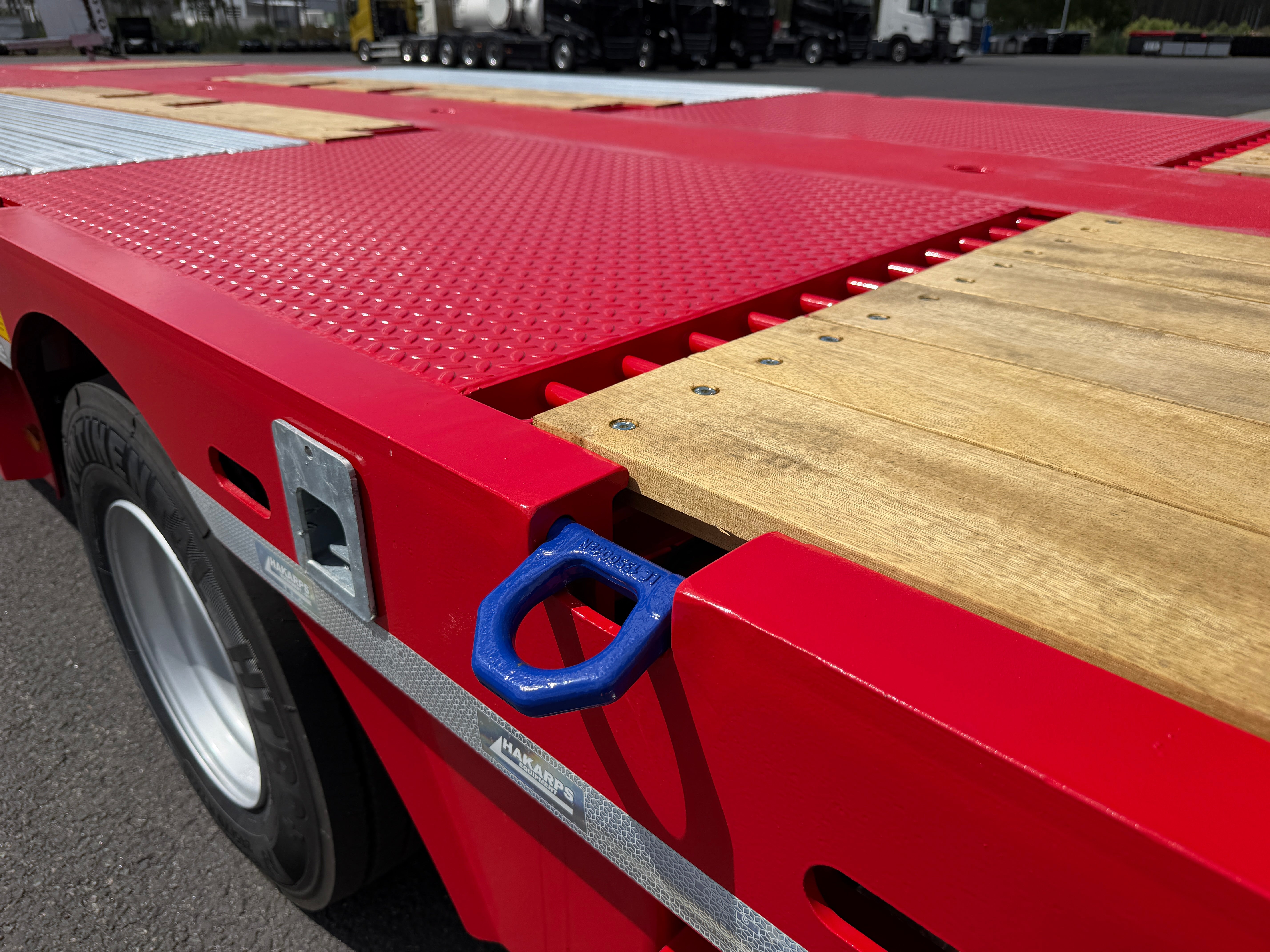 4 axlad ROJO 18,5m jumbotrailer med hjulfickor 38 tons skattevikt