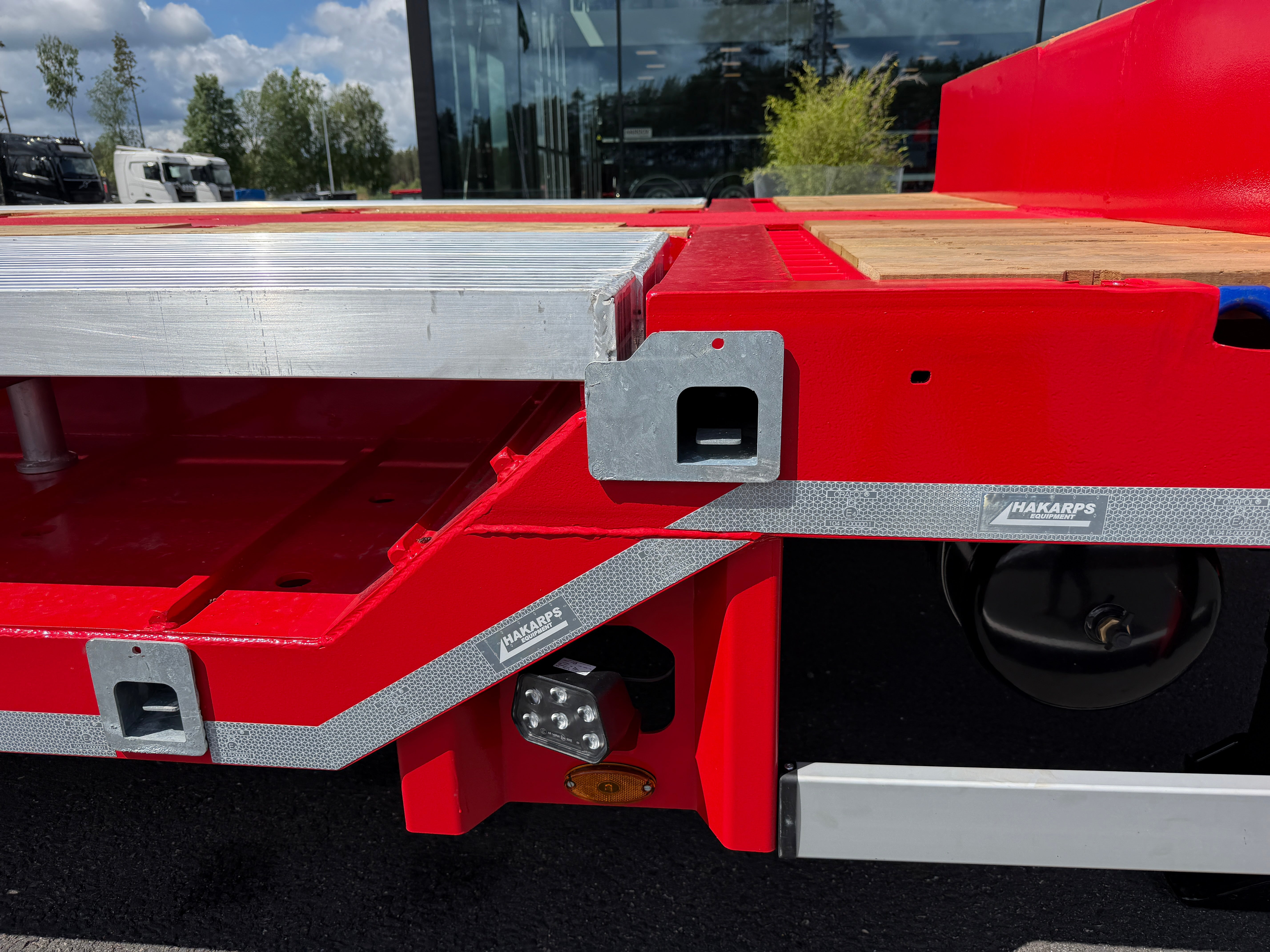 4 axlad ROJO 18,5m jumbotrailer med hjulfickor 38 tons skattevikt
