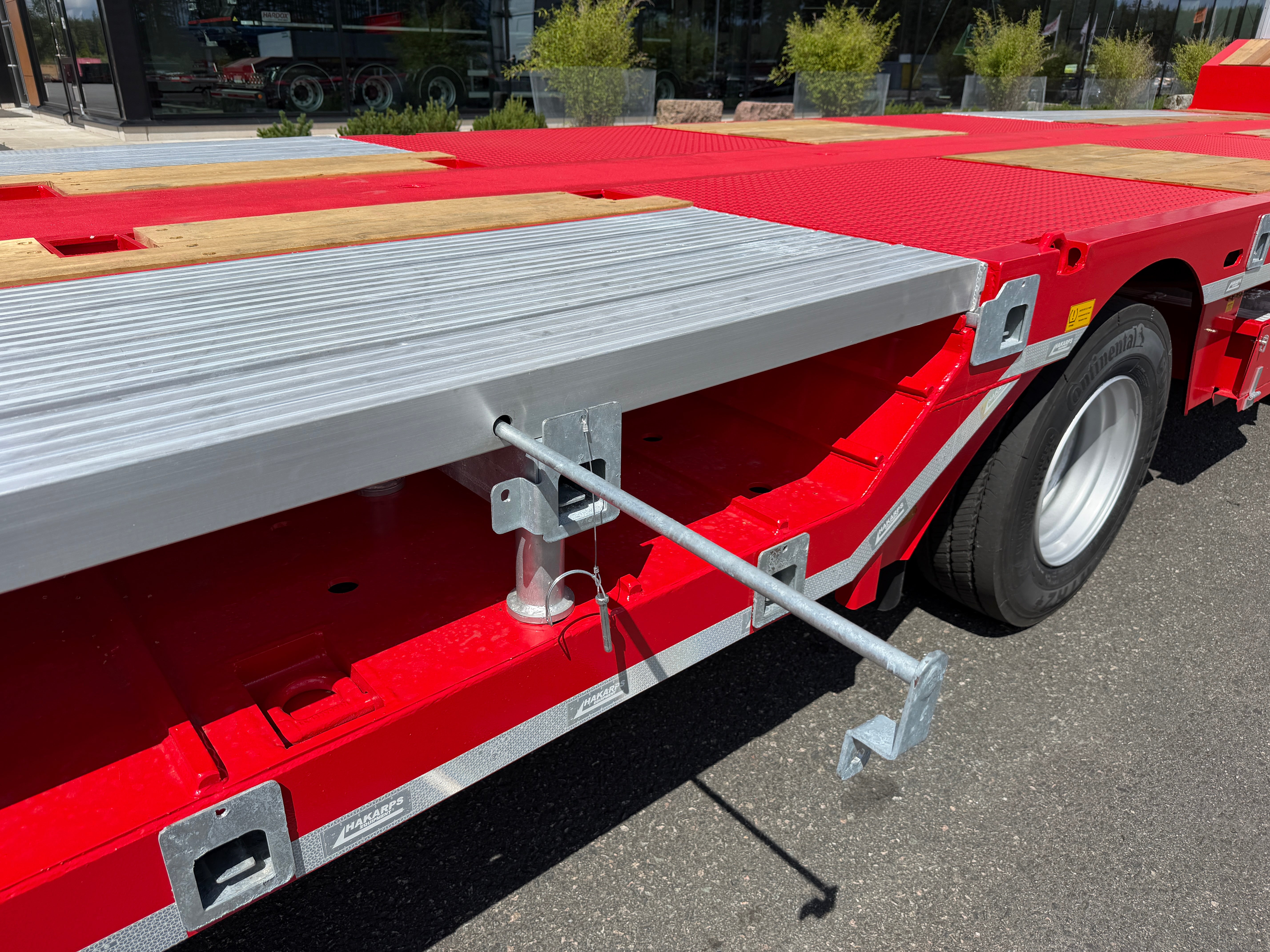 4 axlad ROJO 18,5m jumbotrailer med hjulfickor 38 tons skattevikt