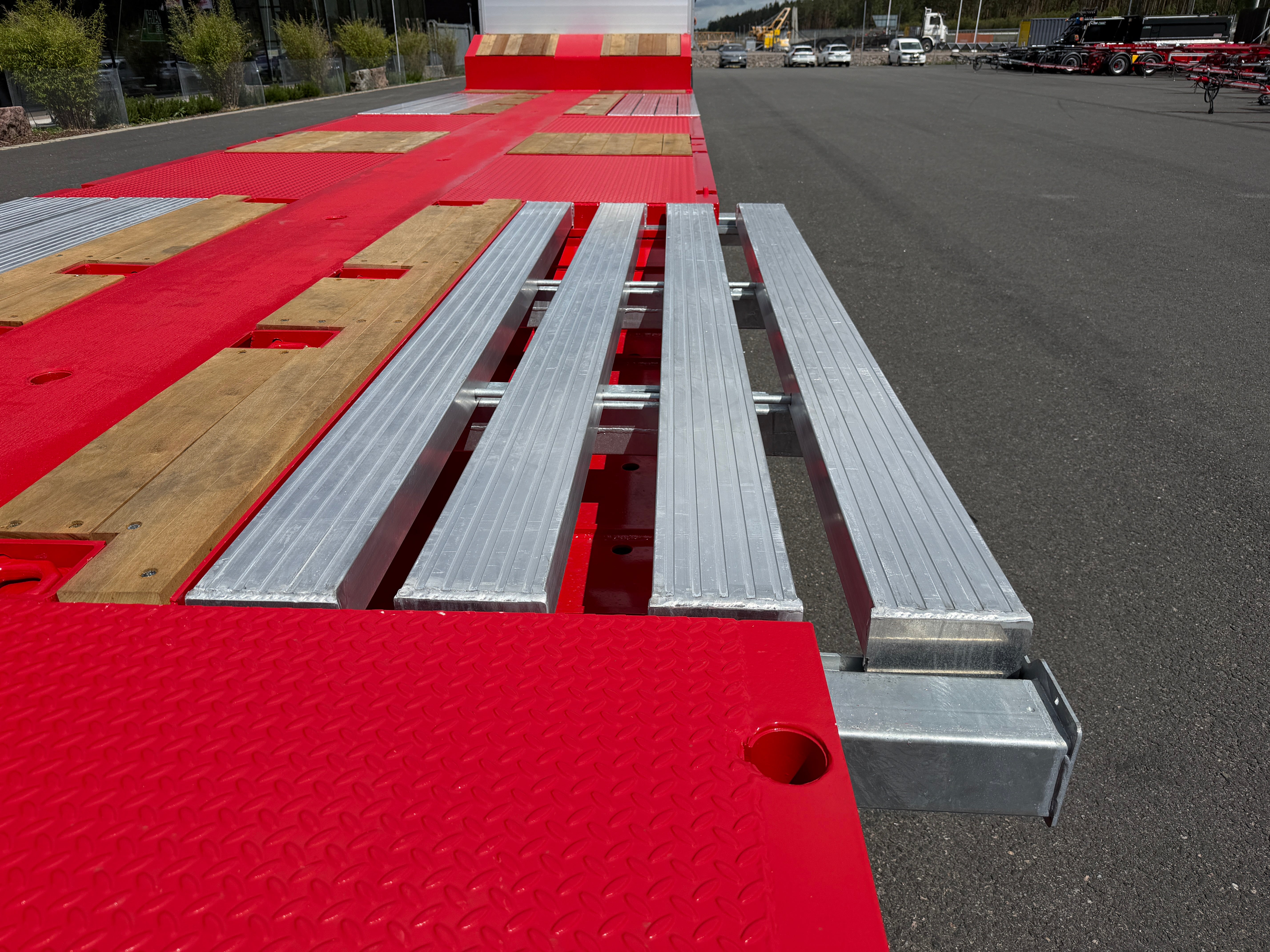 4 axlad ROJO 18,5m jumbotrailer med hjulfickor 38 tons skattevikt