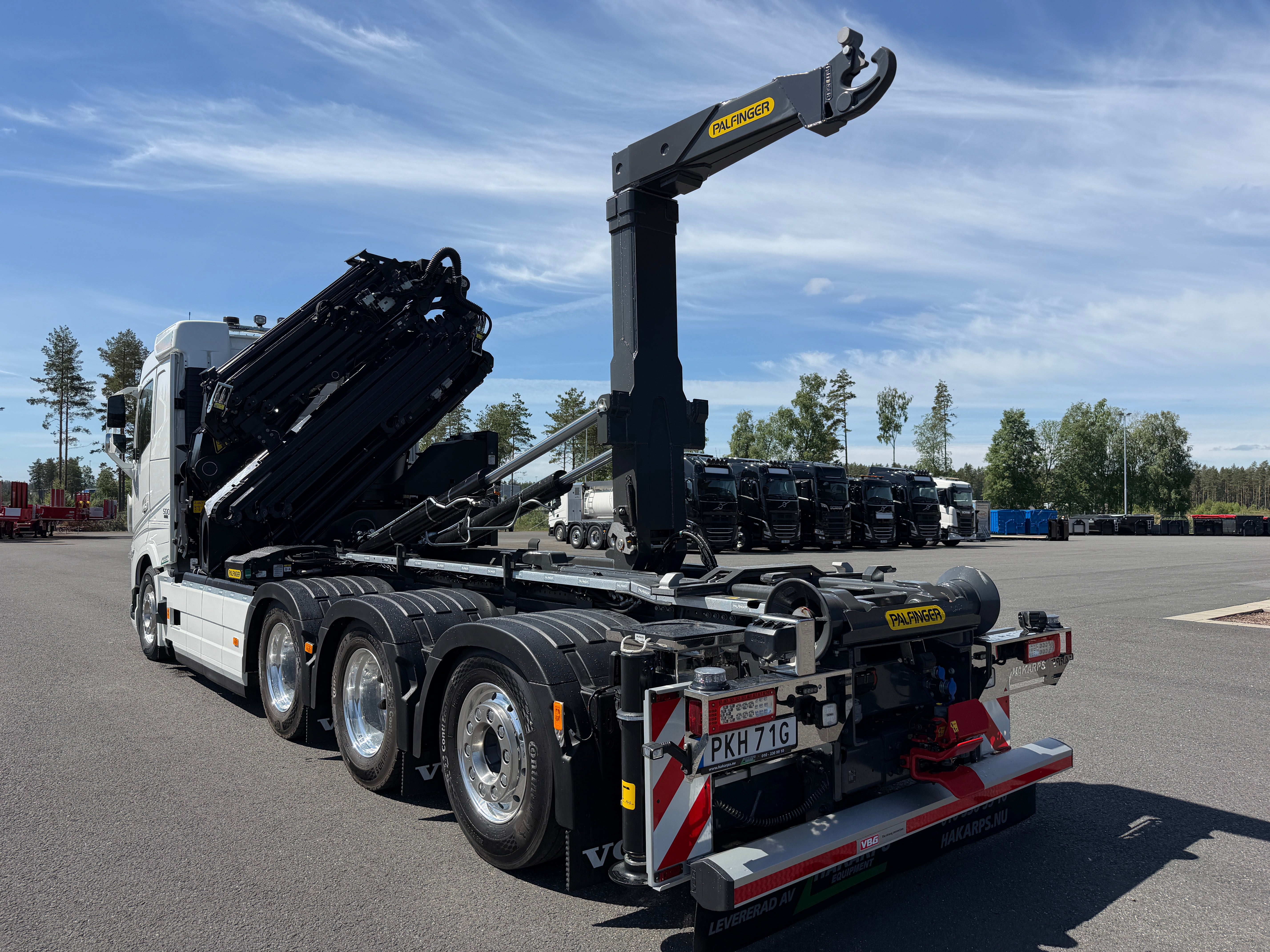 Volvo FH13 500 tridem kranväxlare Palfinger PK53002 SH + jibb