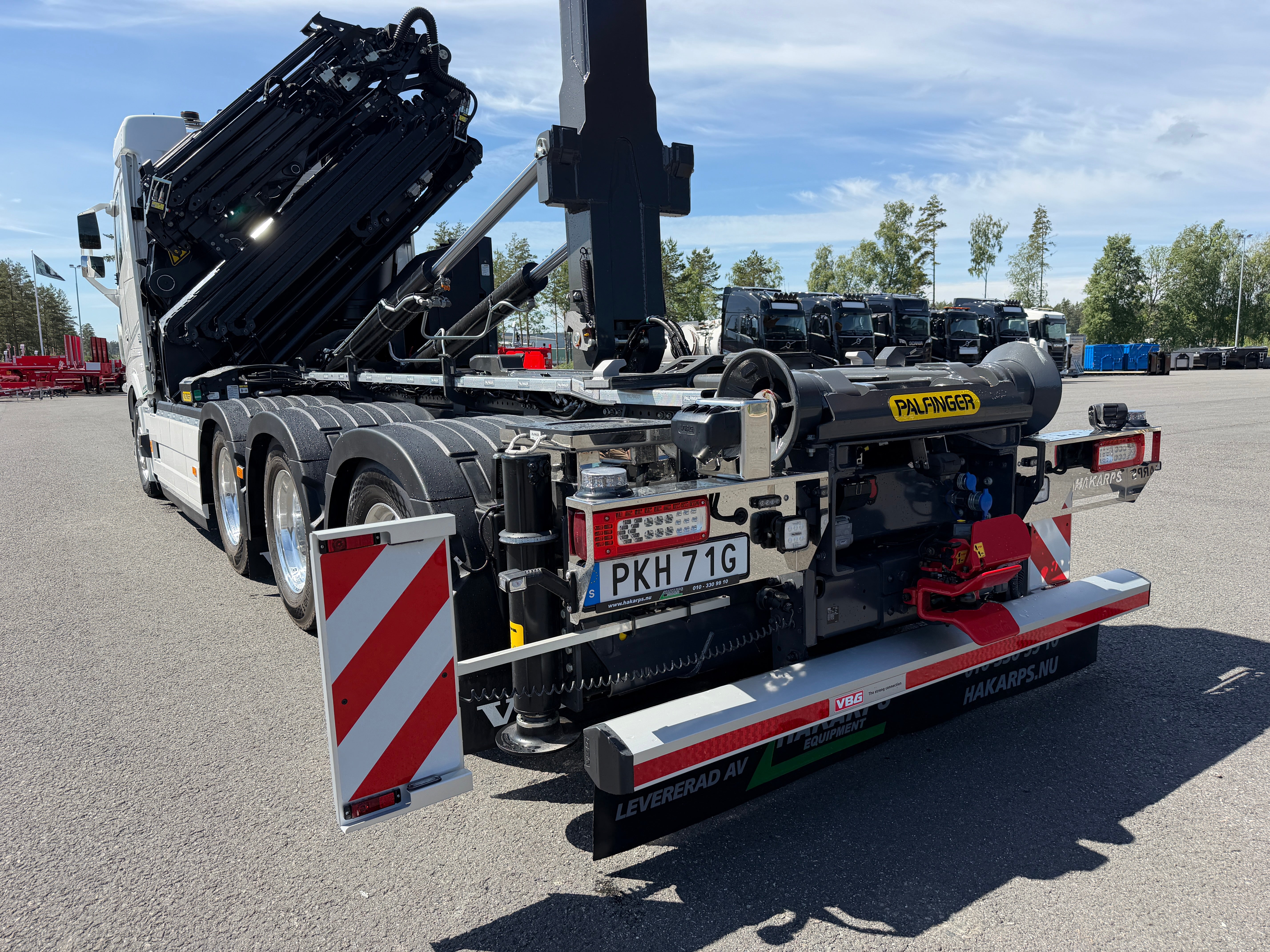 Volvo FH13 500 tridem kranväxlare Palfinger PK53002 SH + jibb