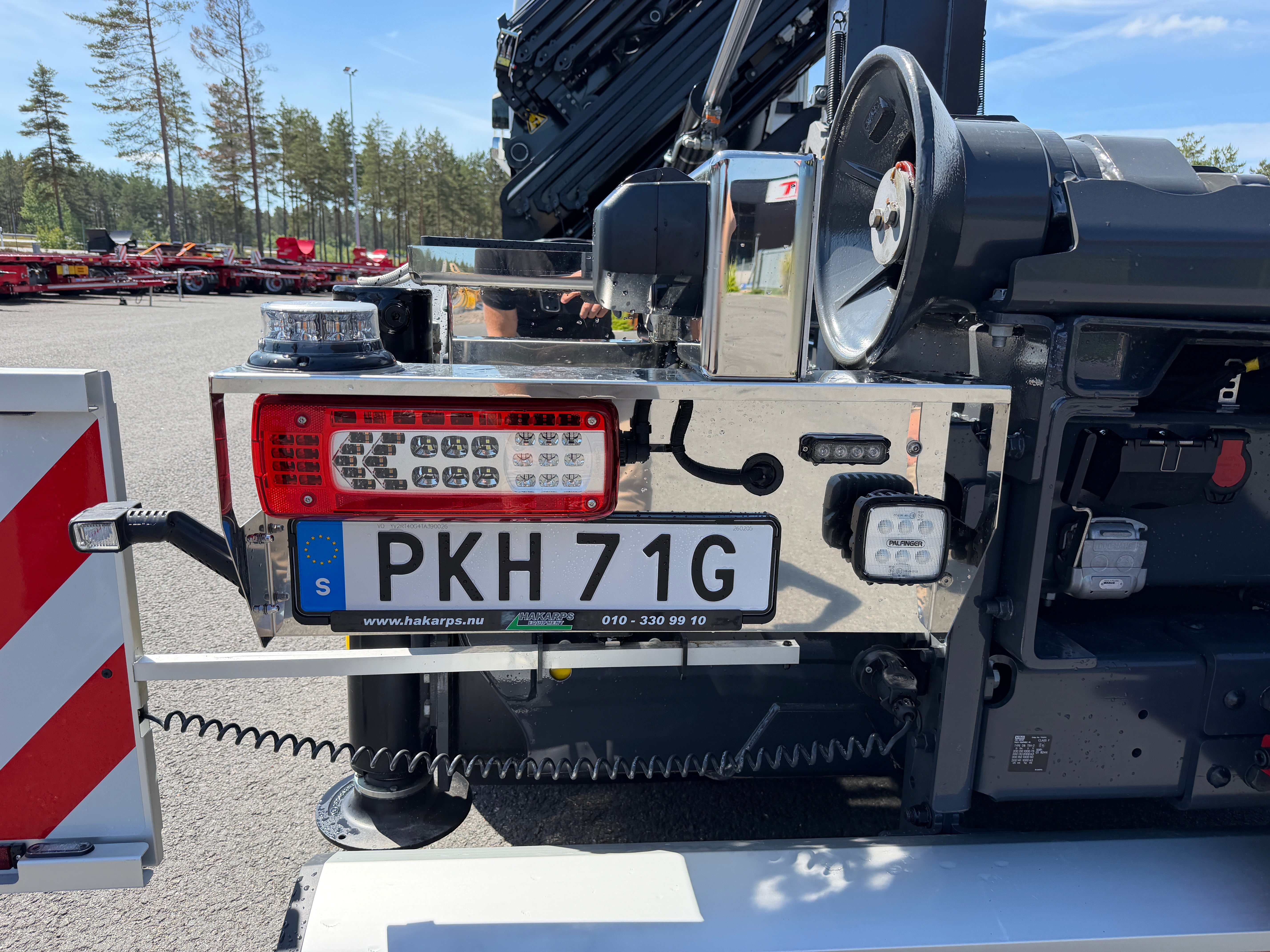 Volvo FH13 500 tridem kranväxlare Palfinger PK53002 SH + jibb
