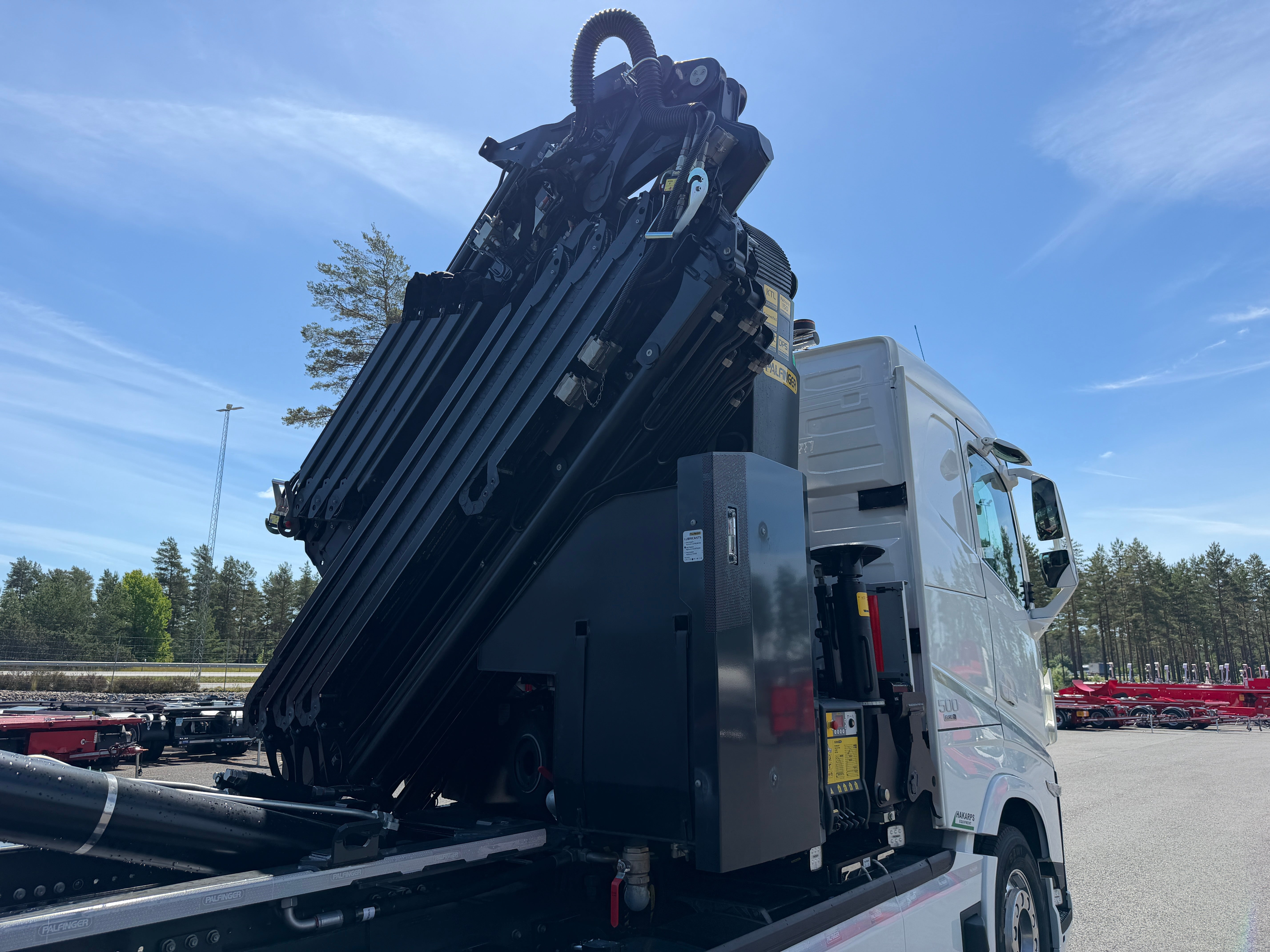 Volvo FH13 500 tridem kranväxlare Palfinger PK53002 SH + jibb