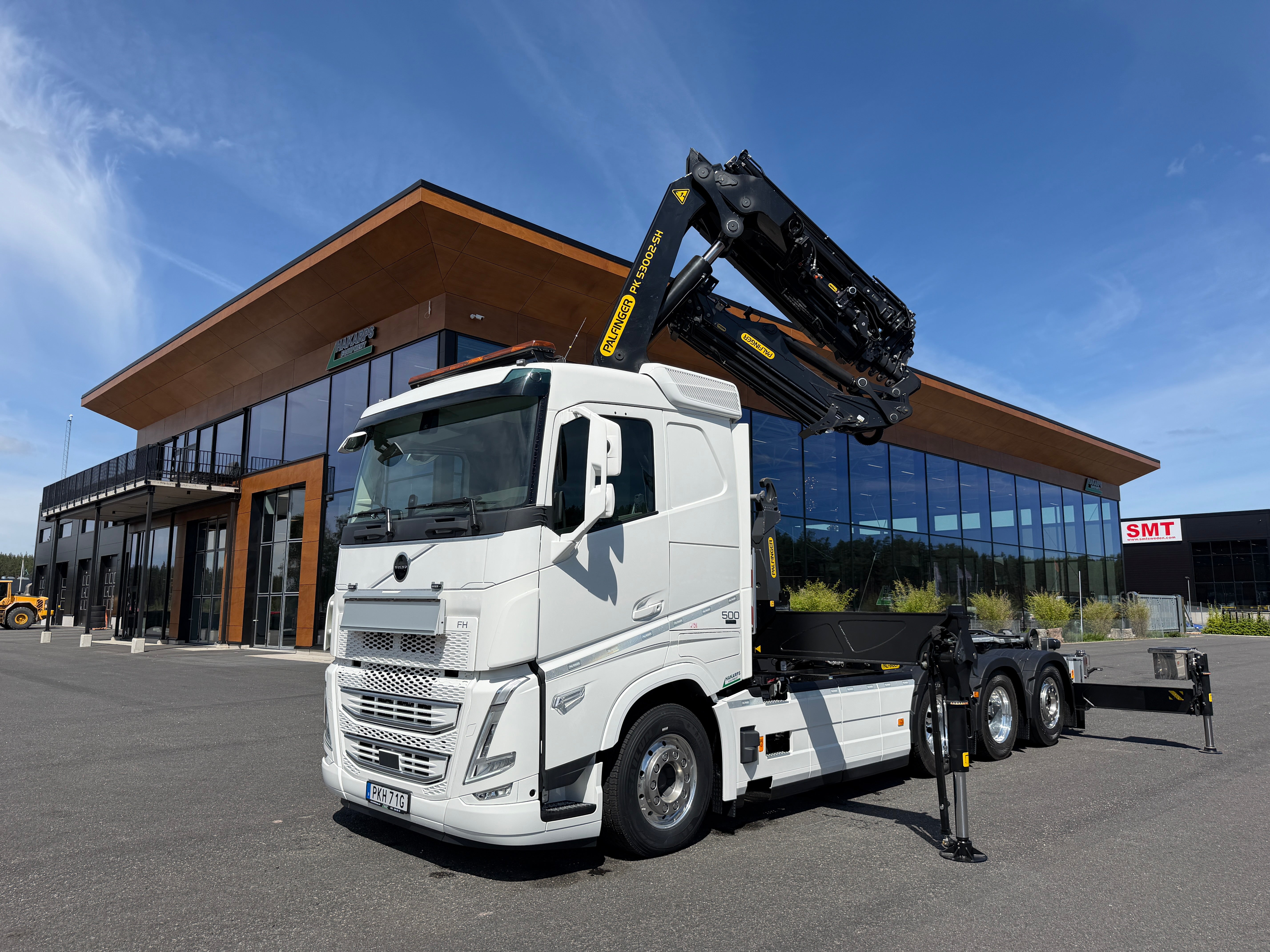 Volvo FH13 500 tridem kranväxlare Palfinger PK53002 SH + jibb
