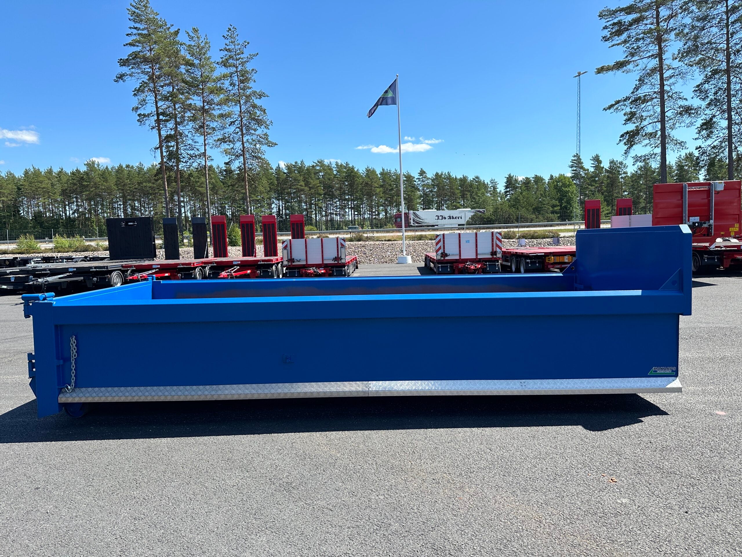 13,5m3 tungdumperflak Hardox 8/6
