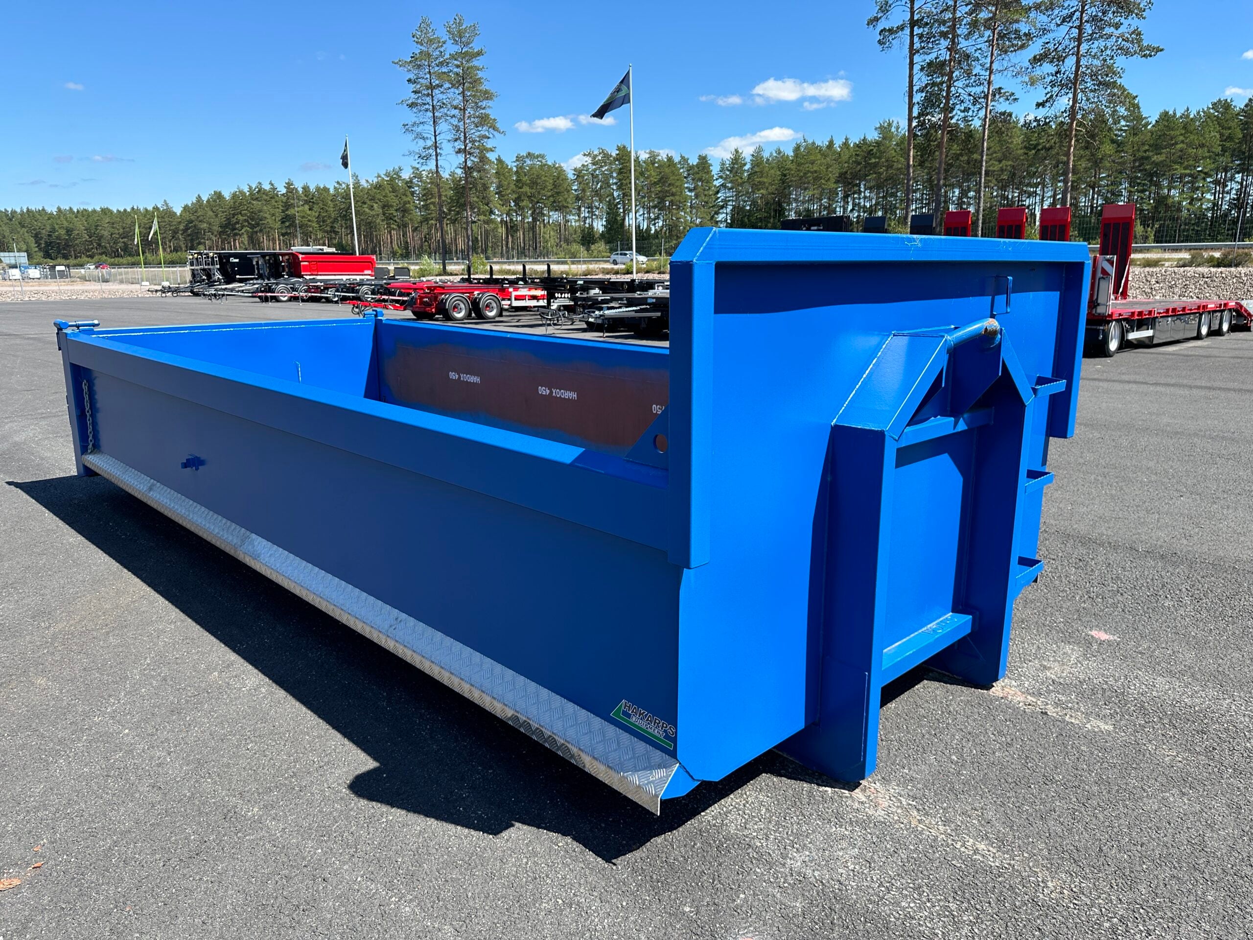 13,5m3 tungdumperflak Hardox 8/6