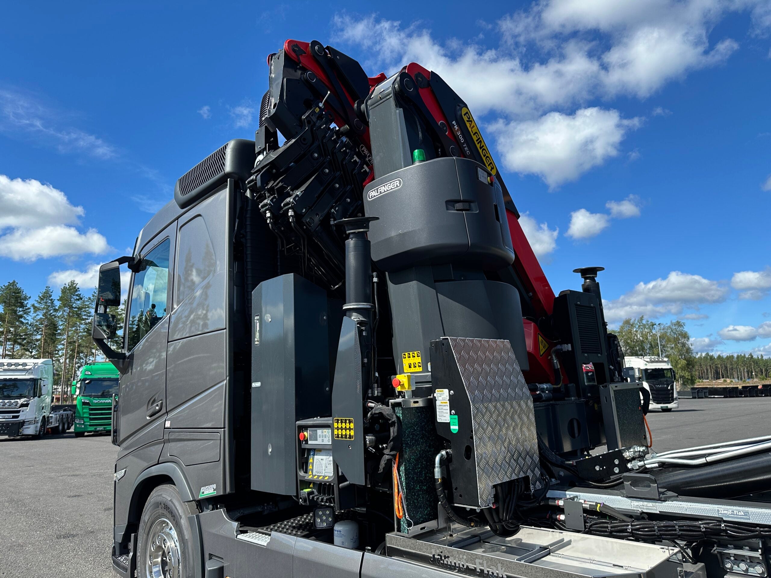 Volvo FH500 Tridem kranväxlare Palfinger PK300 TEC 6