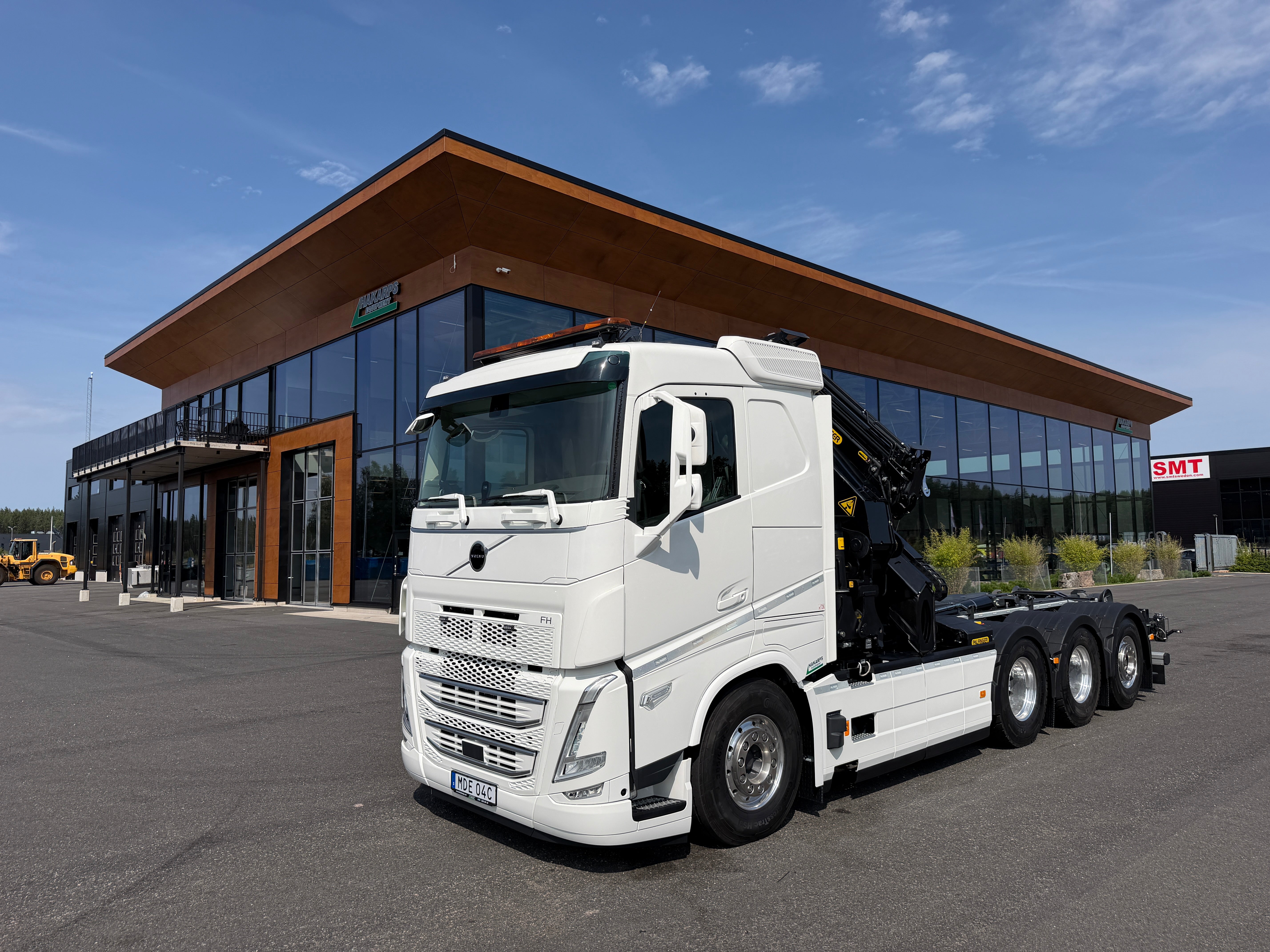 Volvo FH13 500 tridem kranväxlare Palfinger PK42002 SH + jibb