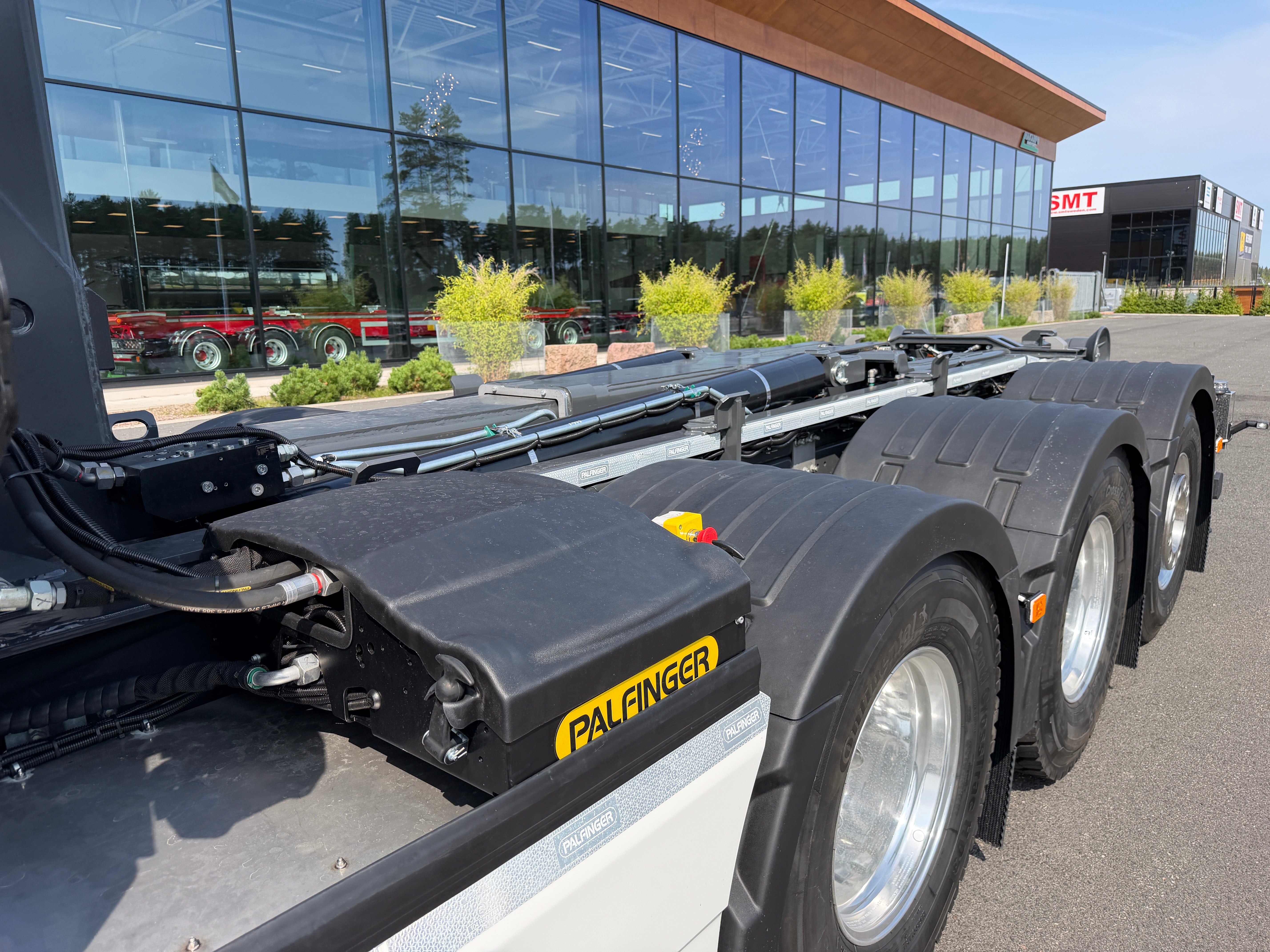 Volvo FH13 500 tridem kranväxlare Palfinger PK42002 SH + jibb
