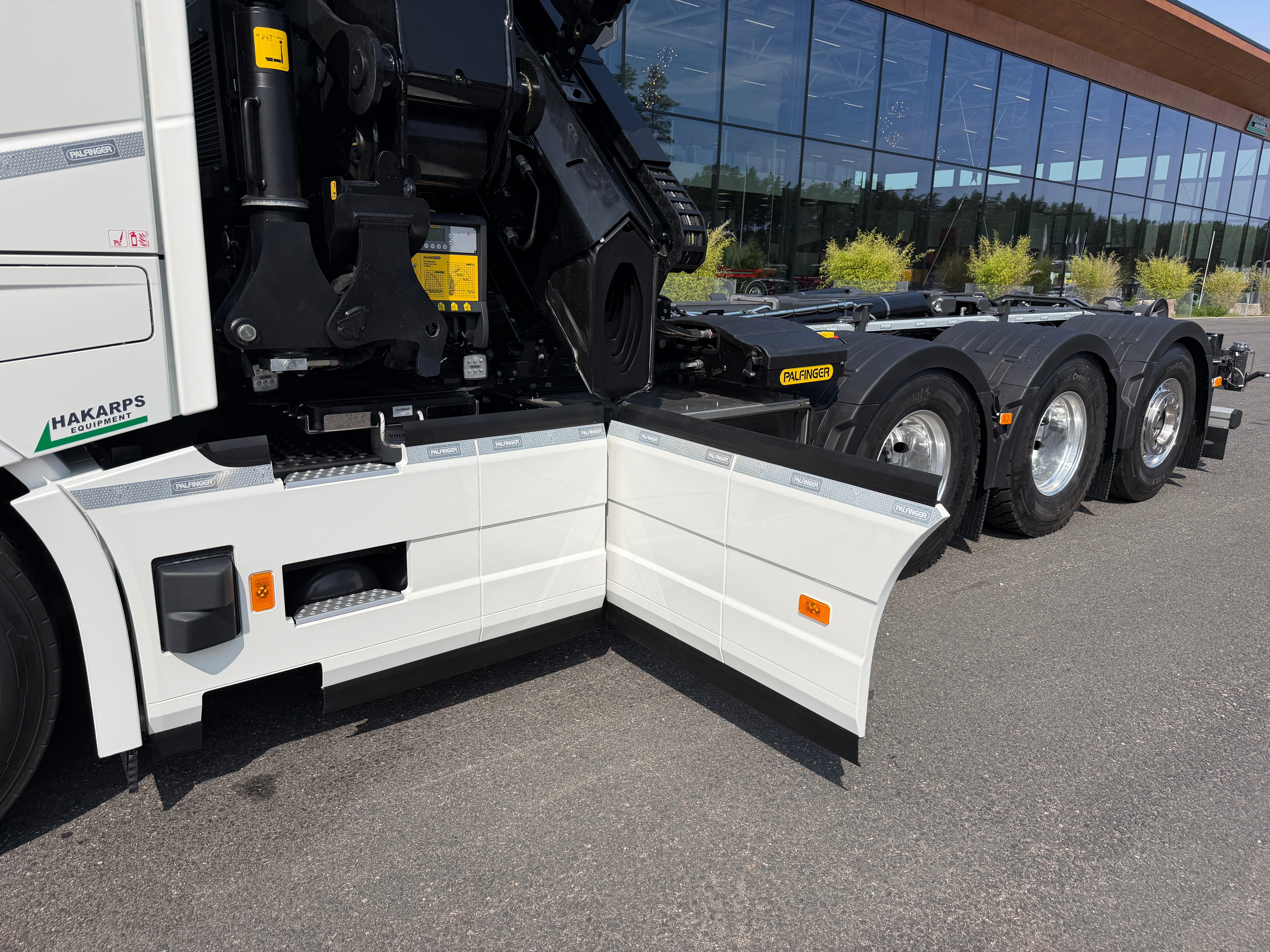Volvo FH13 500 tridem kranväxlare Palfinger PK42002 SH + jibb