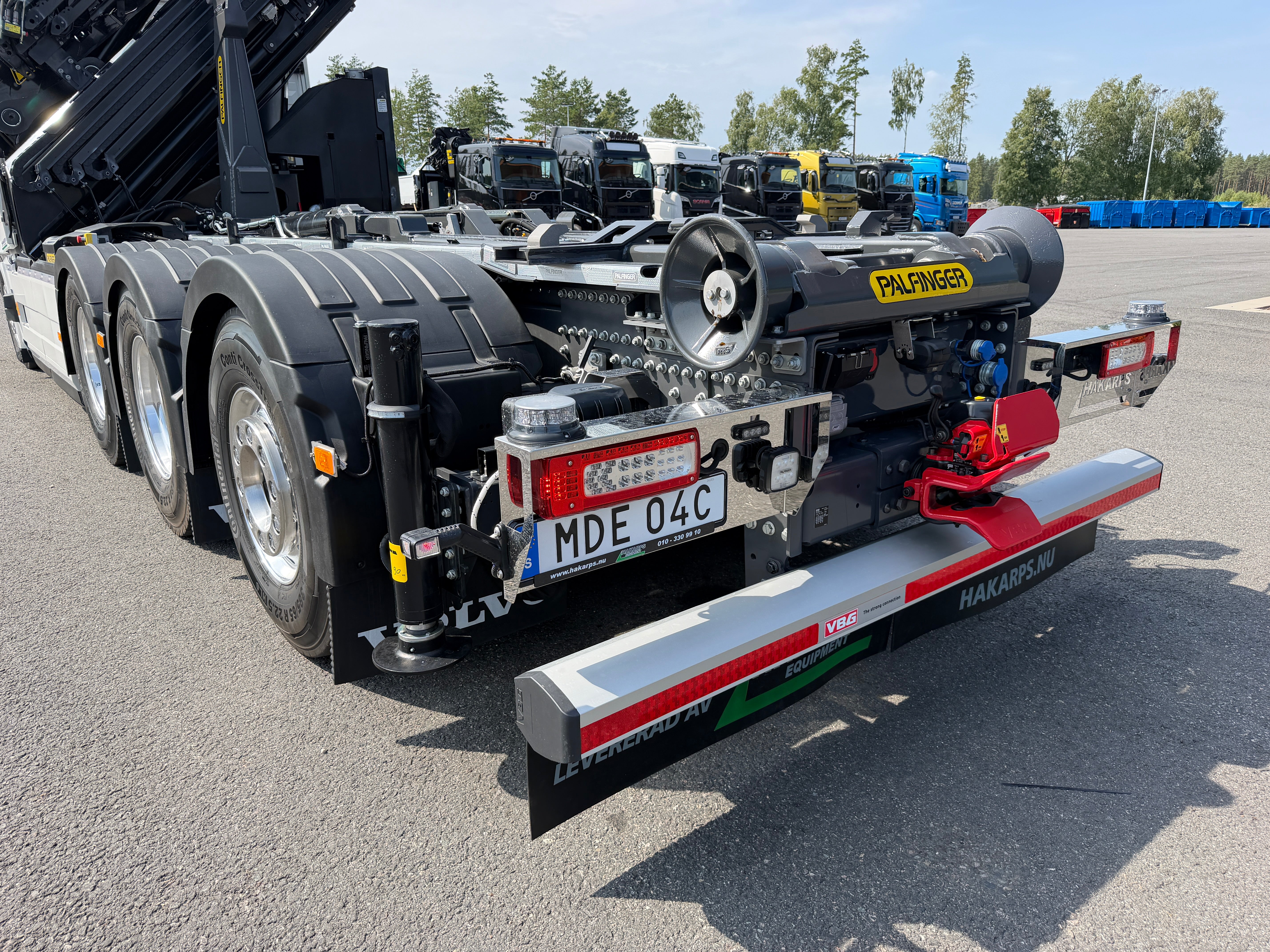 Volvo FH13 500 tridem kranväxlare Palfinger PK42002 SH + jibb