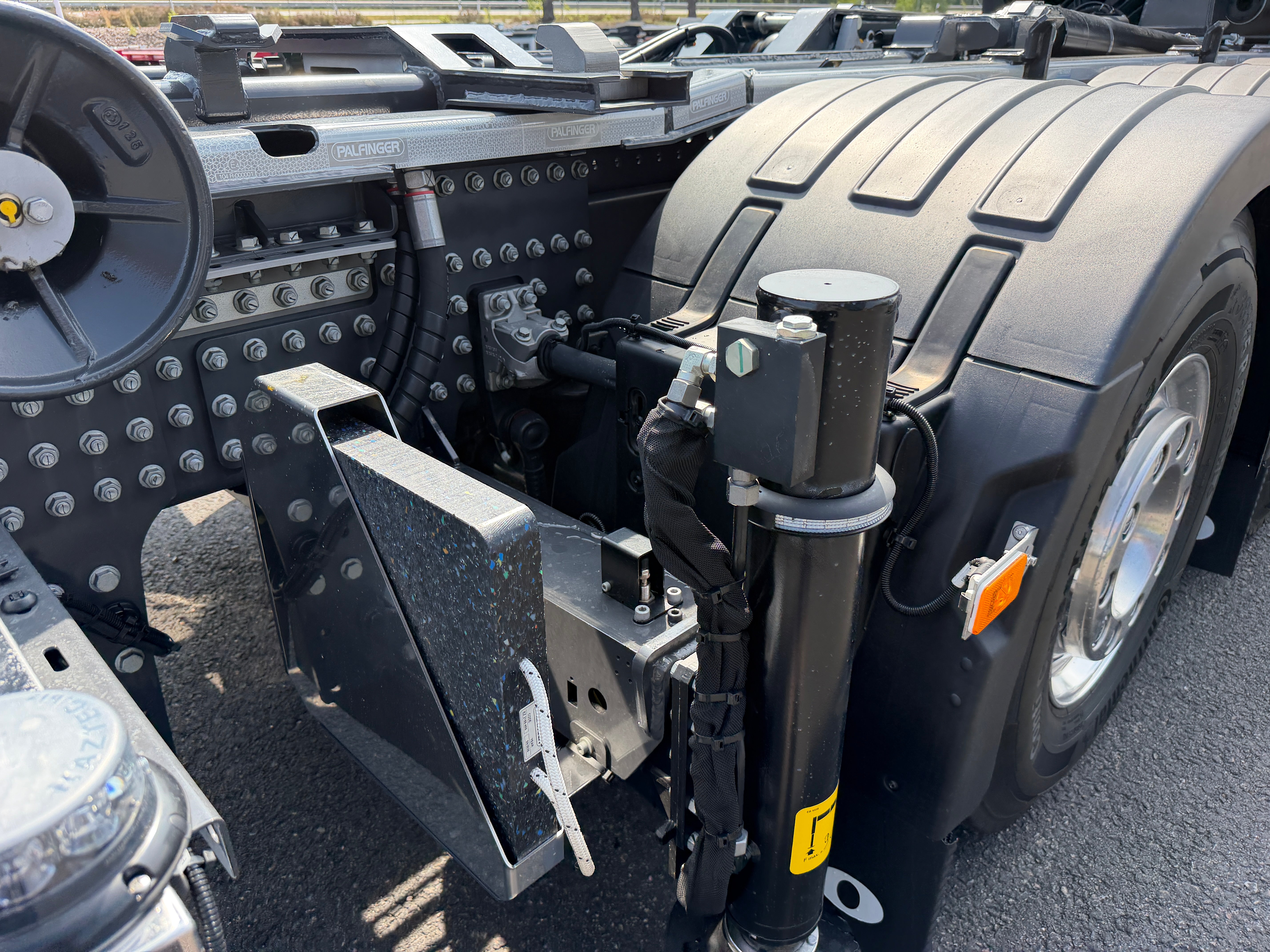 Volvo FH13 500 tridem kranväxlare Palfinger PK42002 SH + jibb