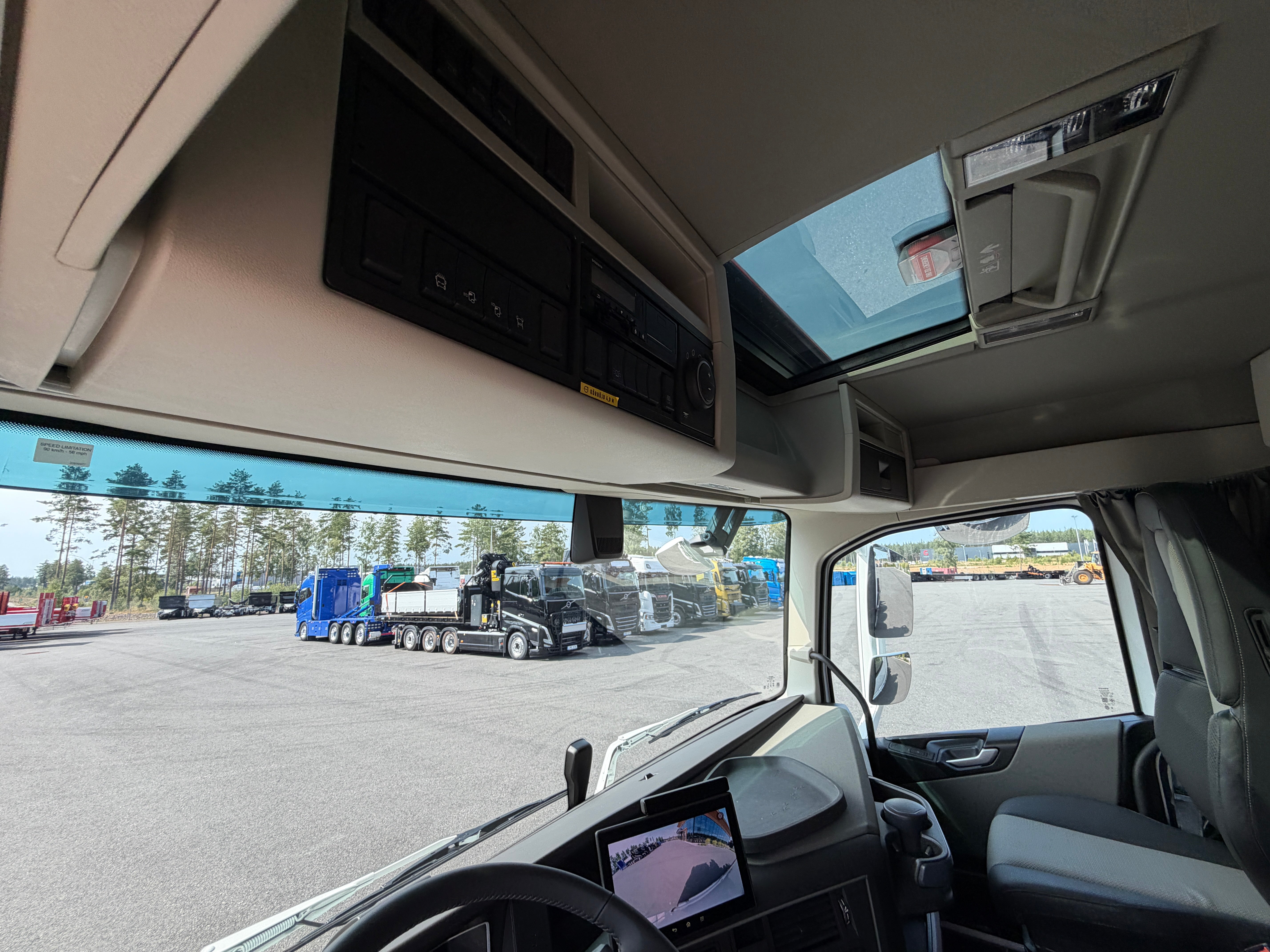Volvo FH13 500 tridem kranväxlare Palfinger PK42002 SH + jibb