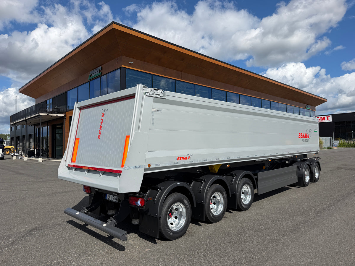 Benalu 5 axlad 42 tons tippvagn med dubbelmontage