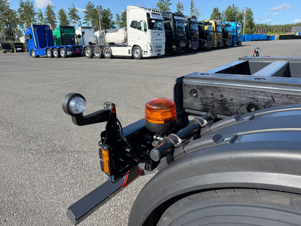 3 axlad Langendorf - Tipptrailer med skjutbar sista axel