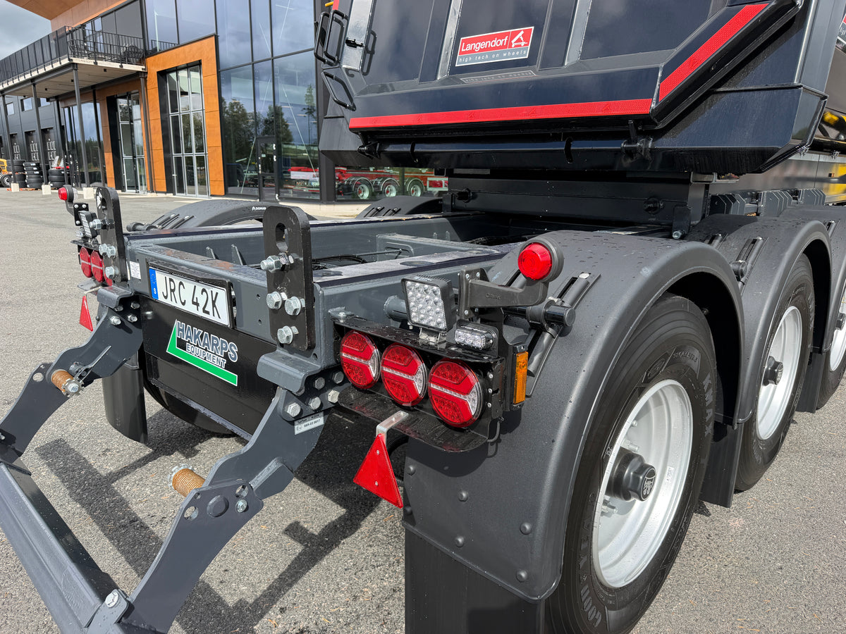3 axlad Langendorf - Tipptrailer med skjutbar trippel