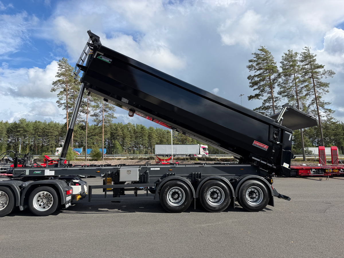 3 axlad Langendorf - Tipptrailer med skjutbar trippel