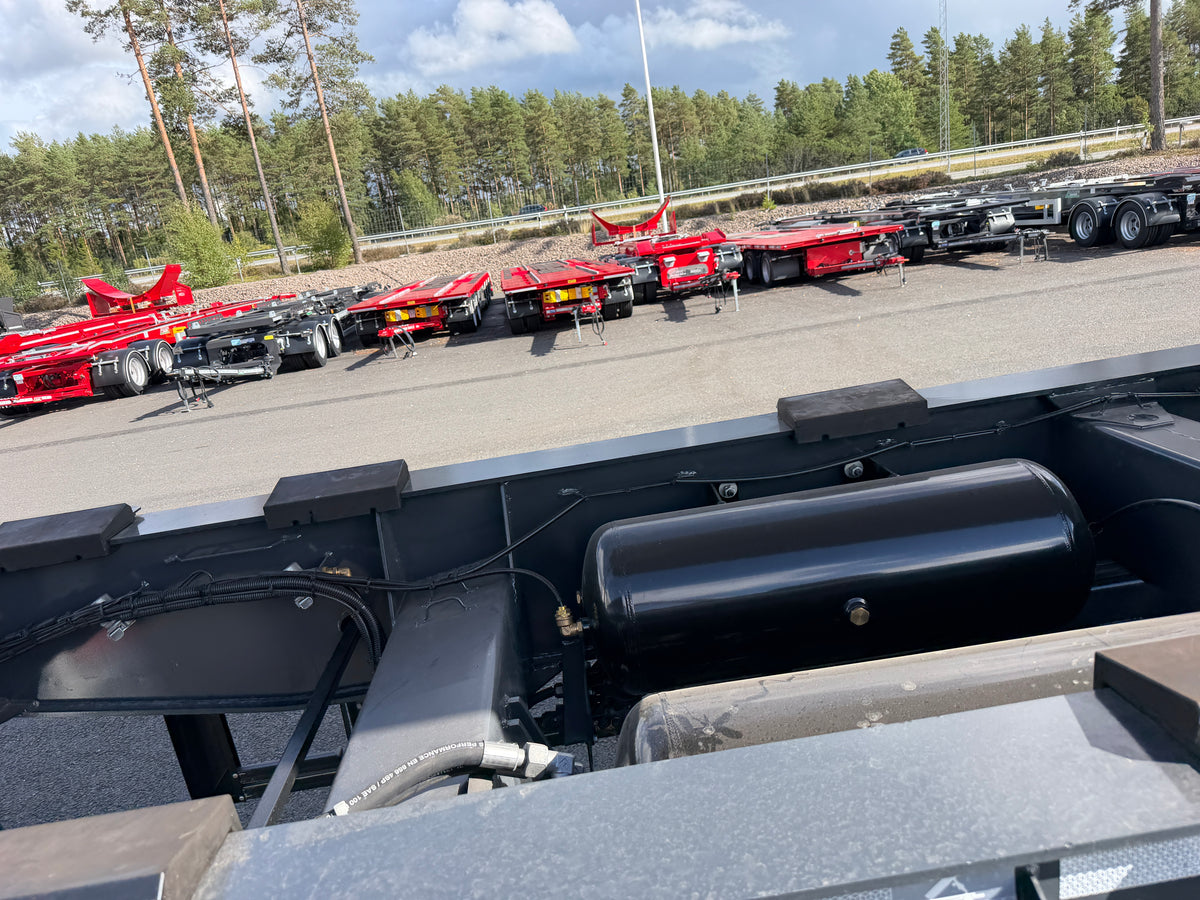 3 axlad Langendorf - Tipptrailer med skjutbar trippel