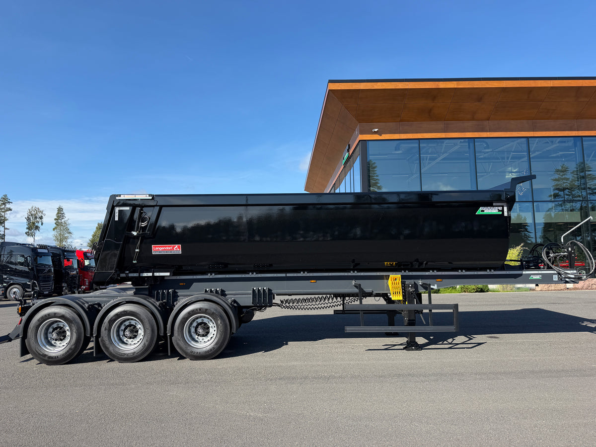 3 axlad Langendorf - Tipptrailer med skjutbar trippel