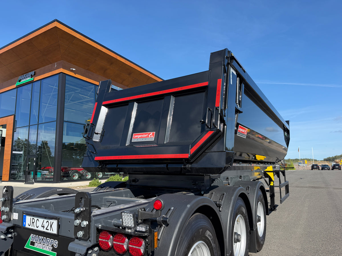 3 axlad Langendorf - Tipptrailer med skjutbar trippel
