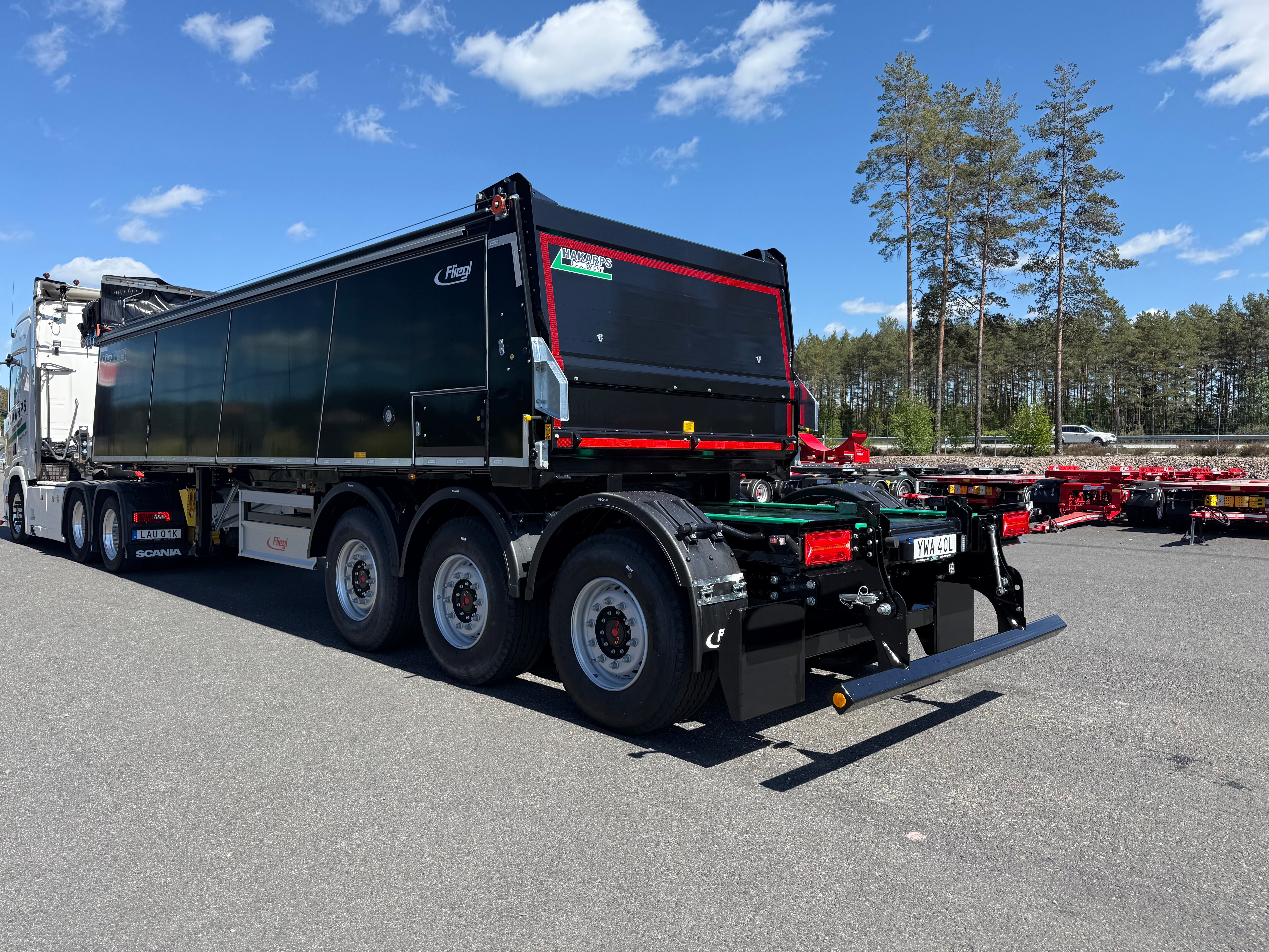 3 axlad Fliegl - PushOff med skjutbar trippel